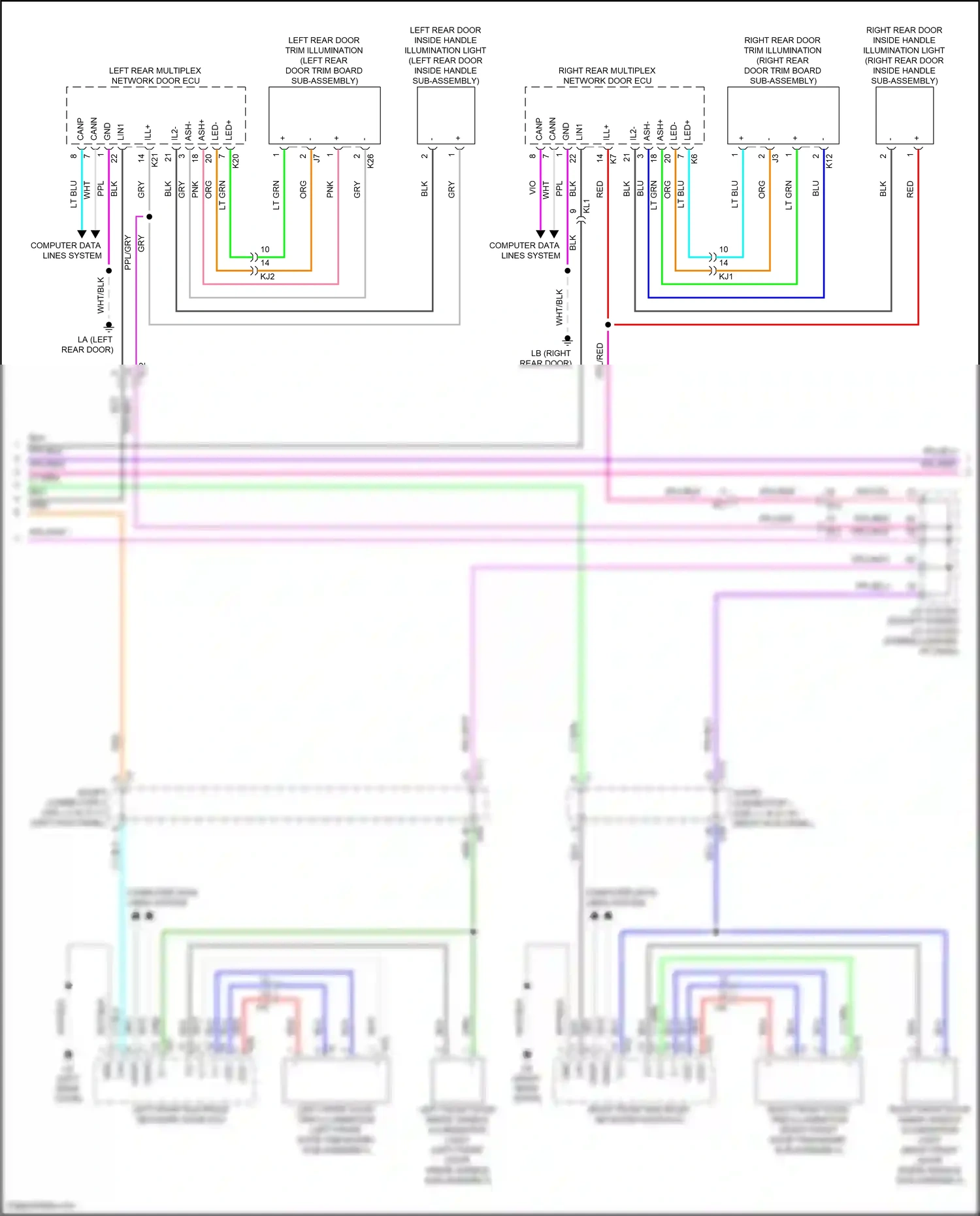 Lexus LS V (2017-2021) ppl/blu wiring diagram  (3 of 63)