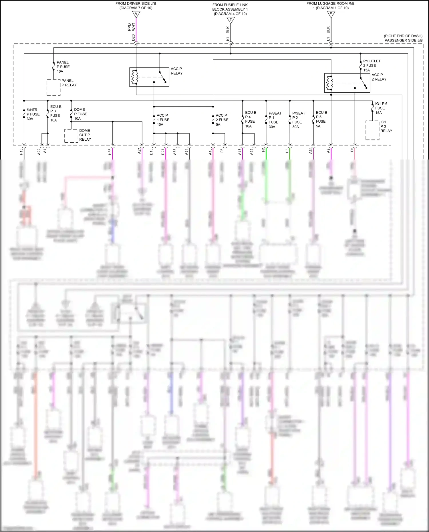 Lexus LS V (2017-2021) ppl/grn wiring diagram  (36 of 88)