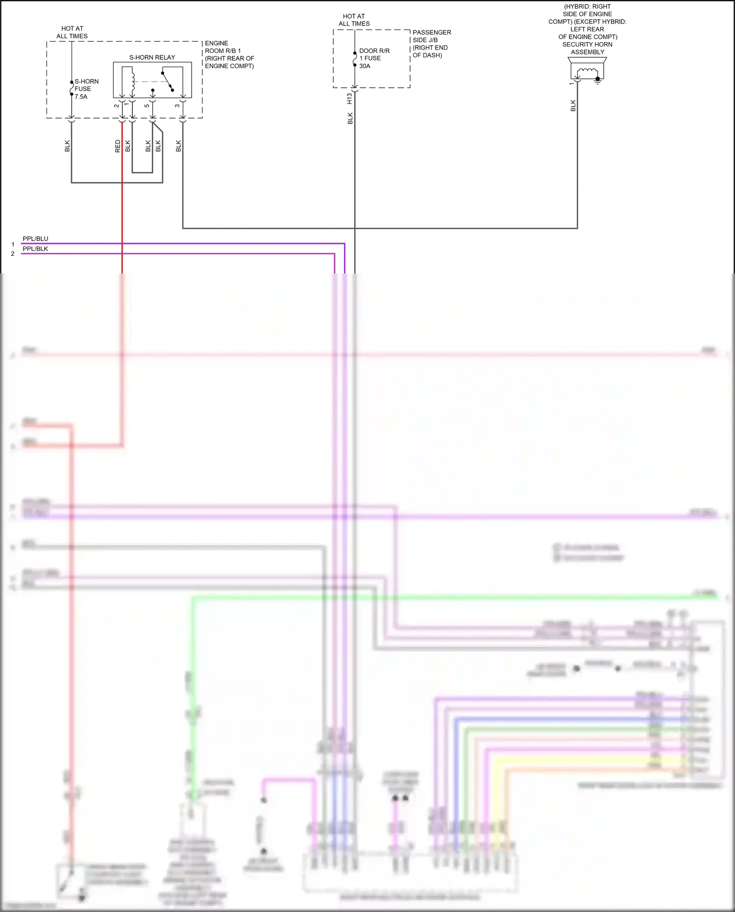 Lexus LS V (2017-2021) ppl/grn wiring diagram  (19 of 88)