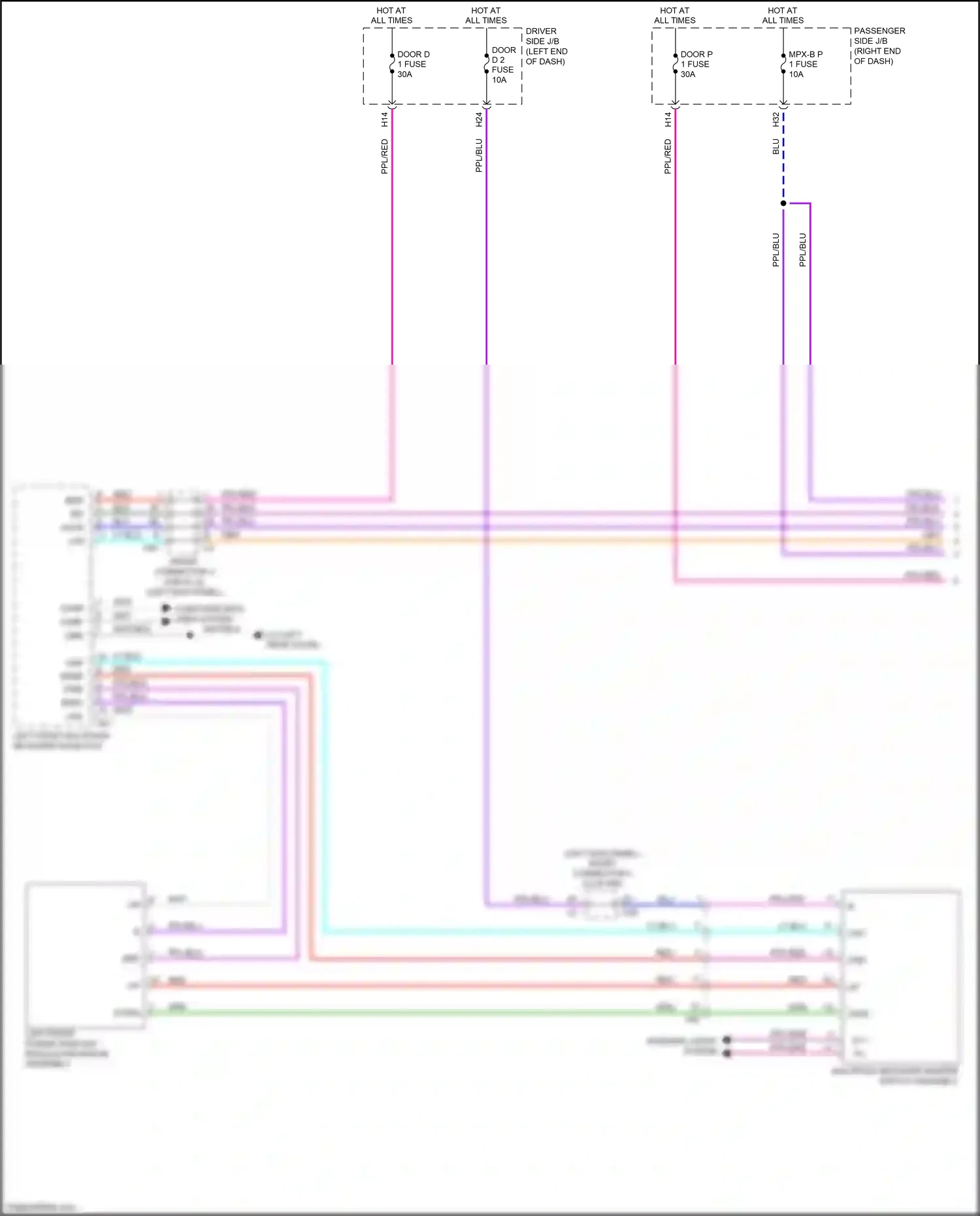 Lexus LS V (2017-2021) ppl/grn wiring diagram  (46 of 88)