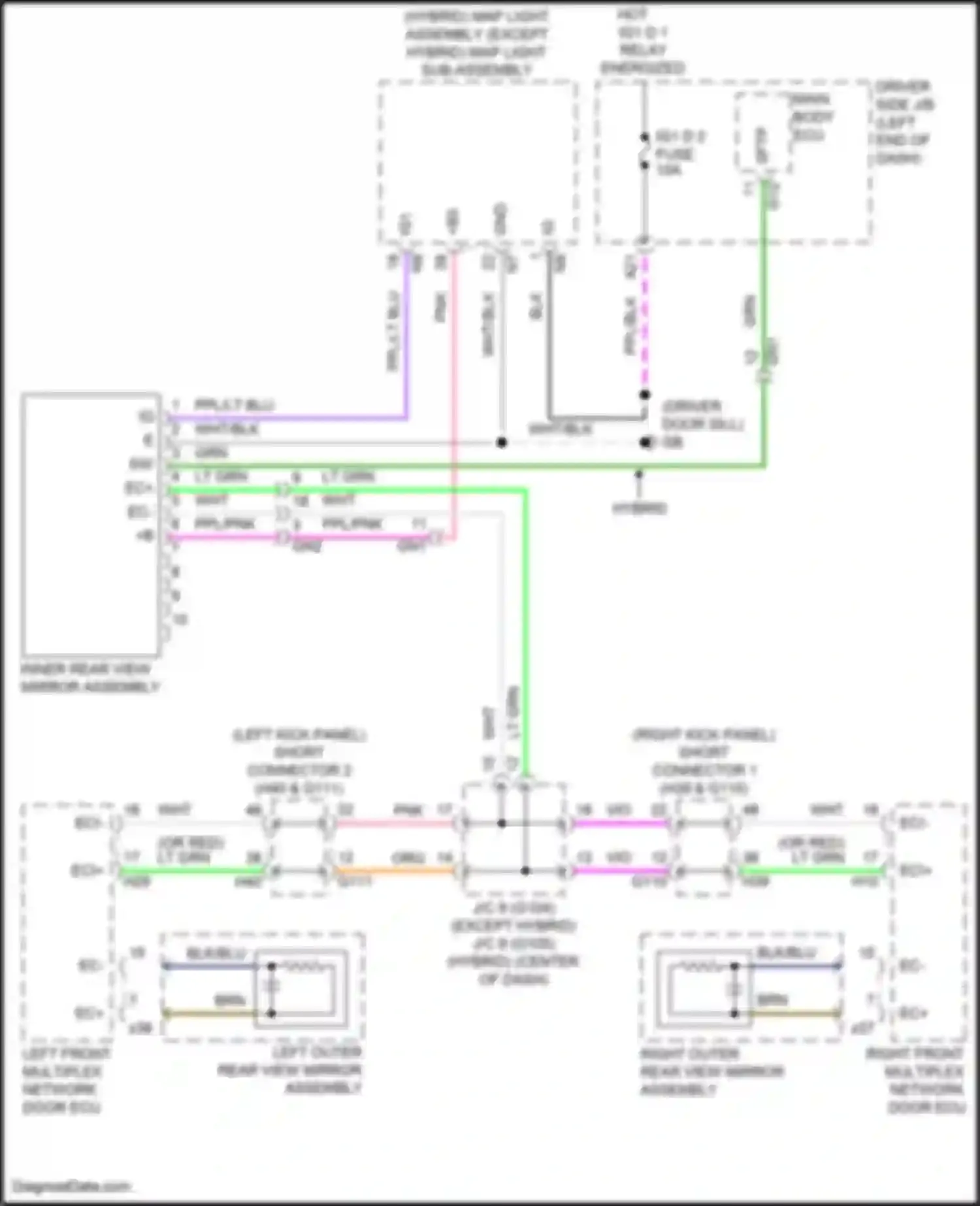 Wiring diagram ppl/pnk for Lexus LS V (2017-2021) (18 of 38)