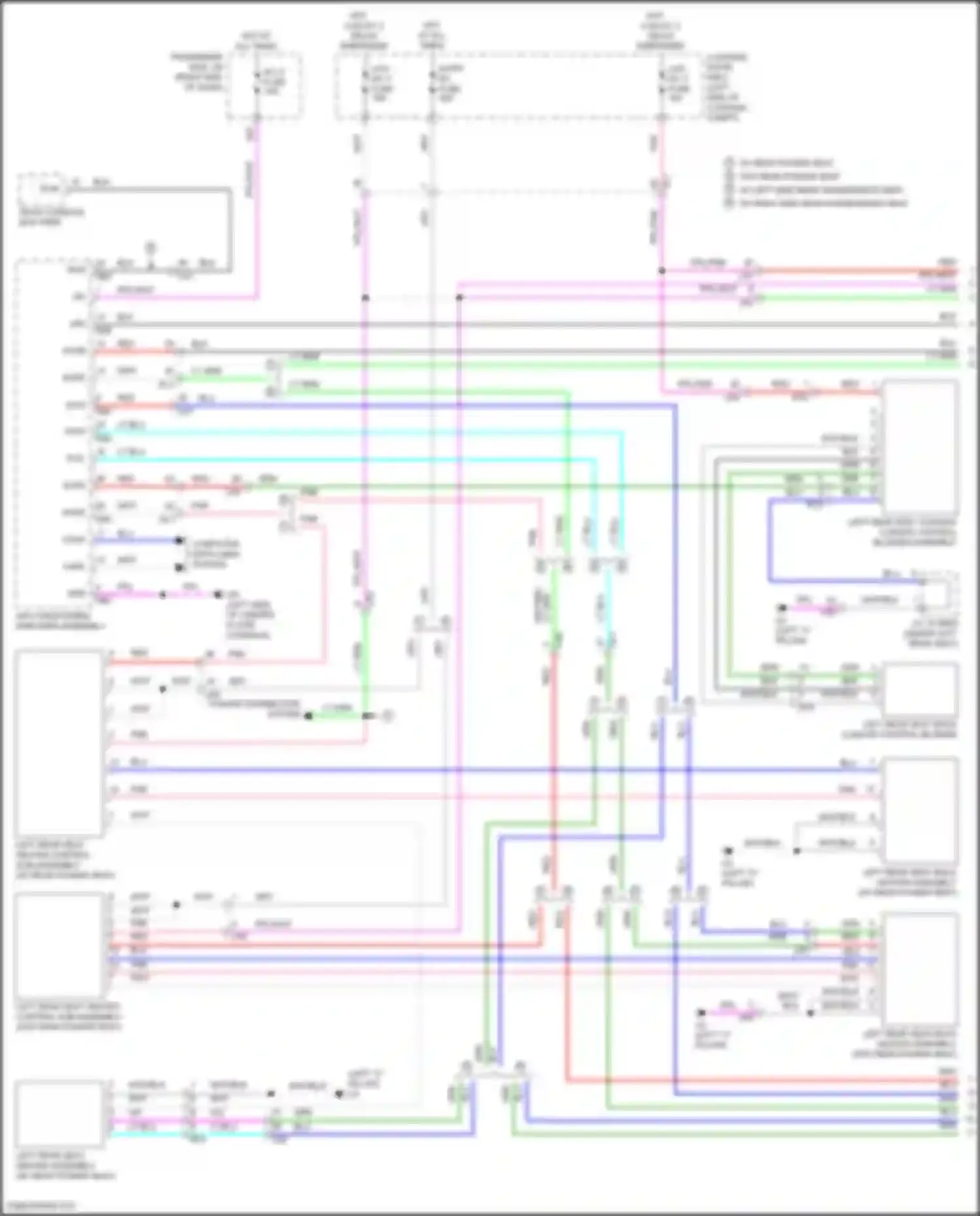 Wiring diagram ppl/pnk for Lexus LS V (2017-2021) (10 of 38)