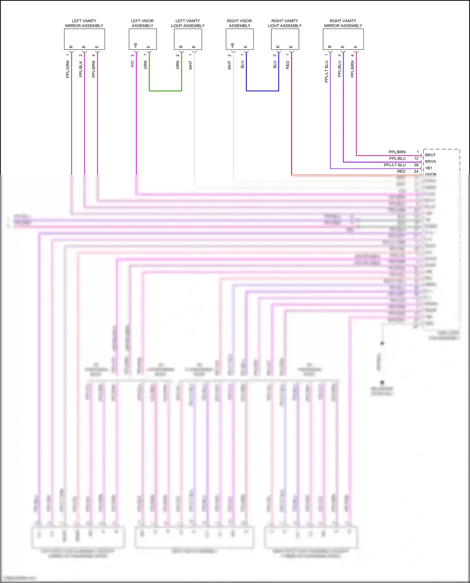Lexus LS V (2017-2021) ppl/red wiring diagram  (5 of 90)