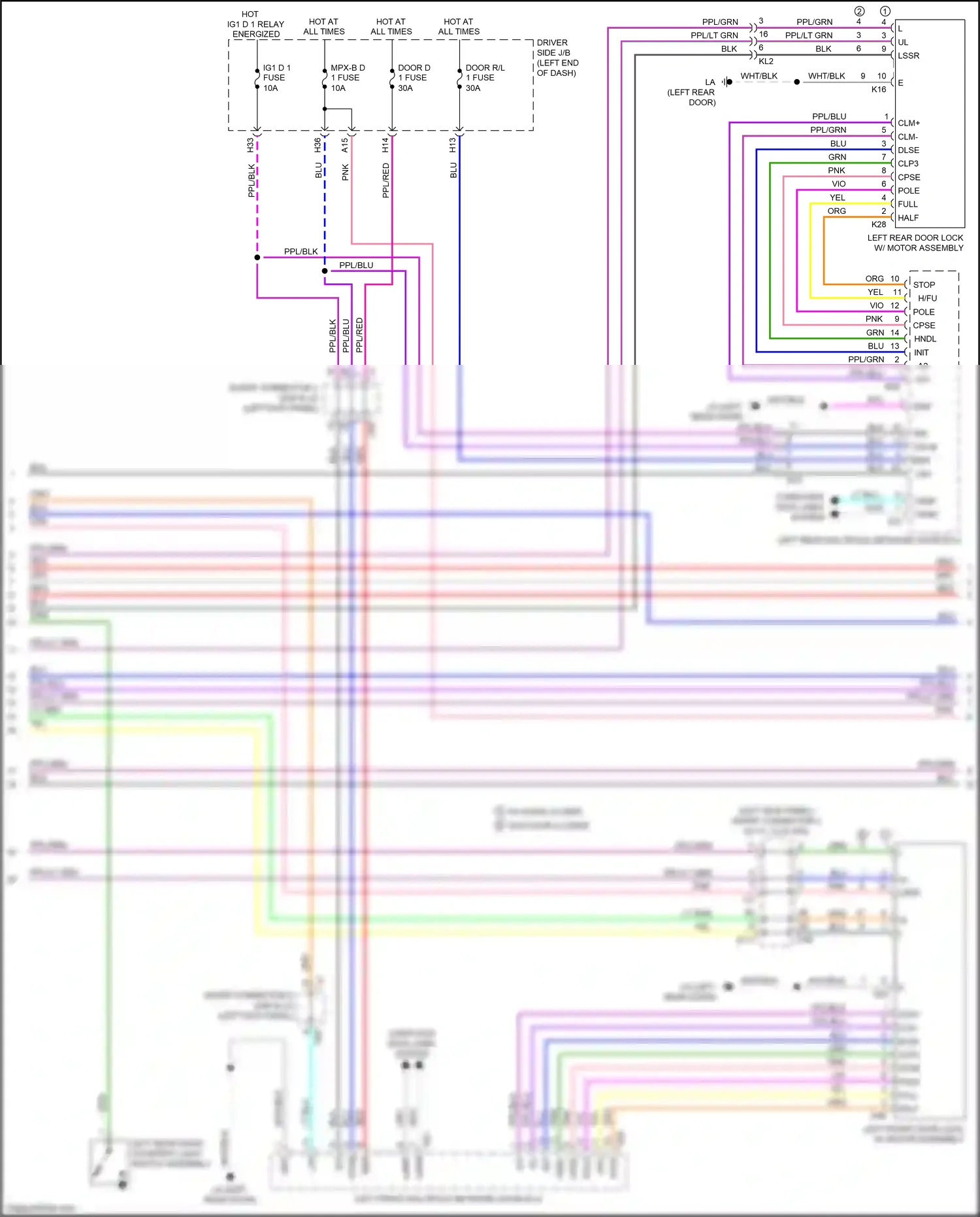 Lexus LS V (2017-2021) ppl/red wiring diagram  (29 of 90)