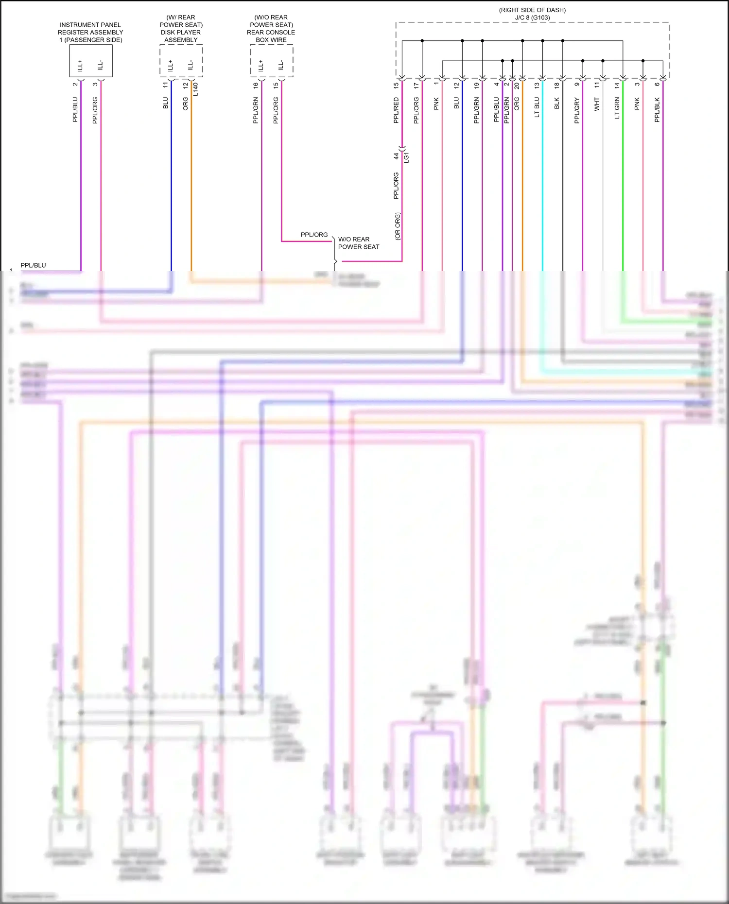 Lexus LS V (2017-2021) ppl/red wiring diagram  (8 of 90)