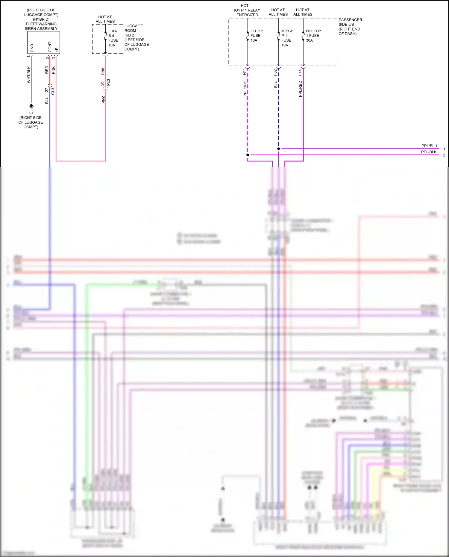 Lexus LS V (2017-2021) ppl/red wiring diagram  (28 of 90)