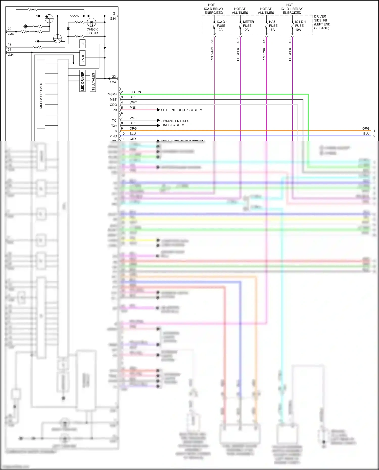 Lexus LS V (2017-2021) red wiring diagram  (81 of 182)