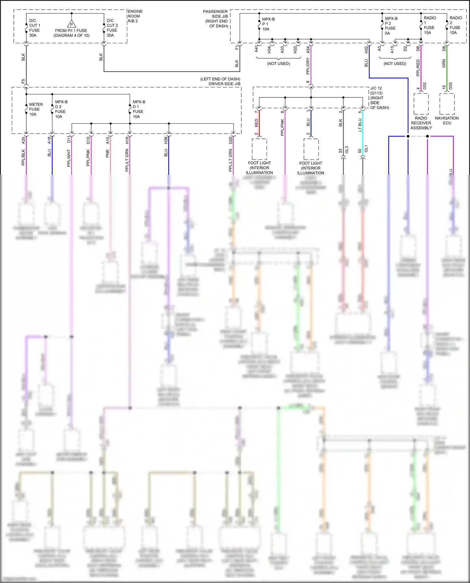 Lexus LS V (2017-2021) red wiring diagram  (90 of 182)