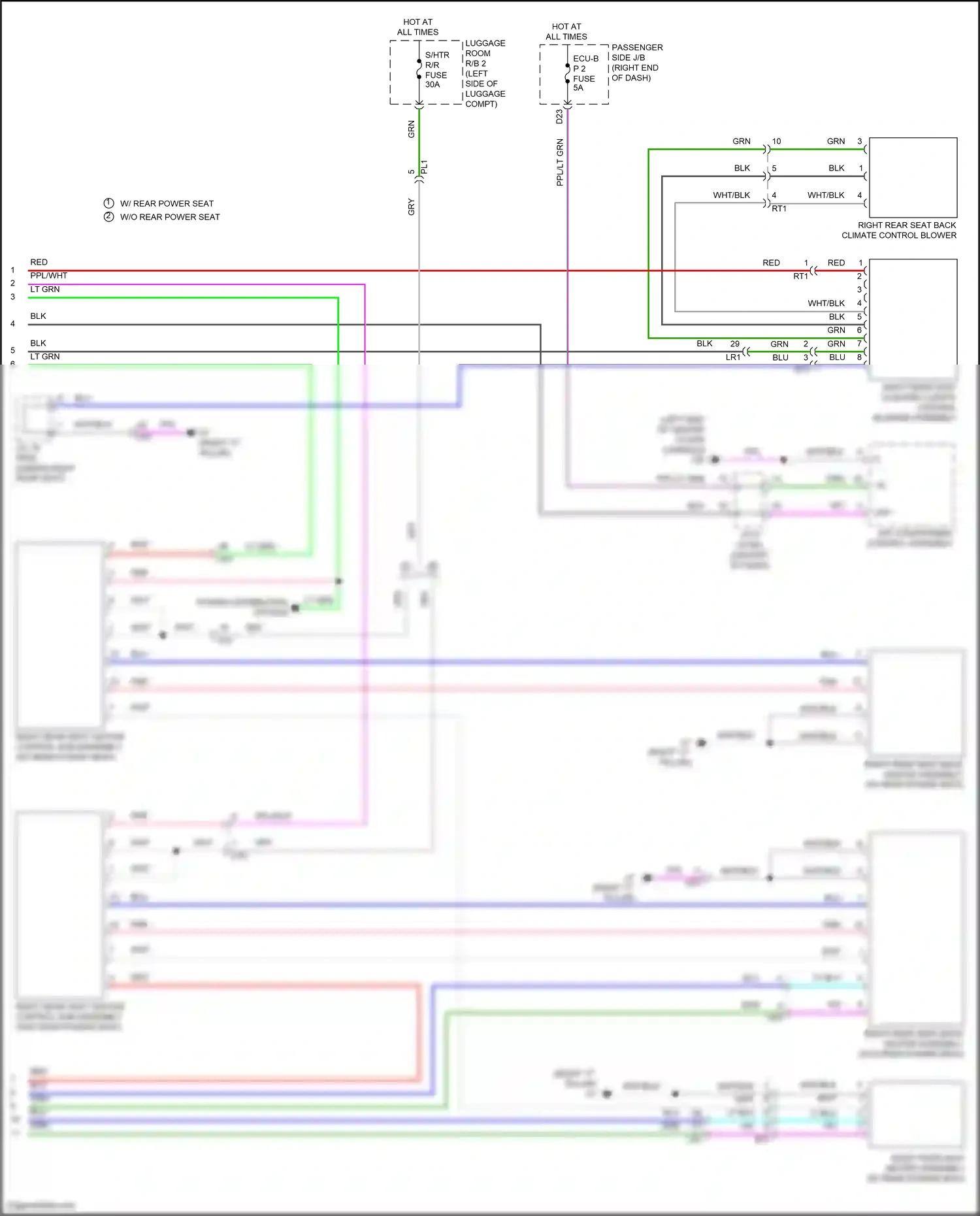Lexus LS V (2017-2021) red wiring diagram  (72 of 182)