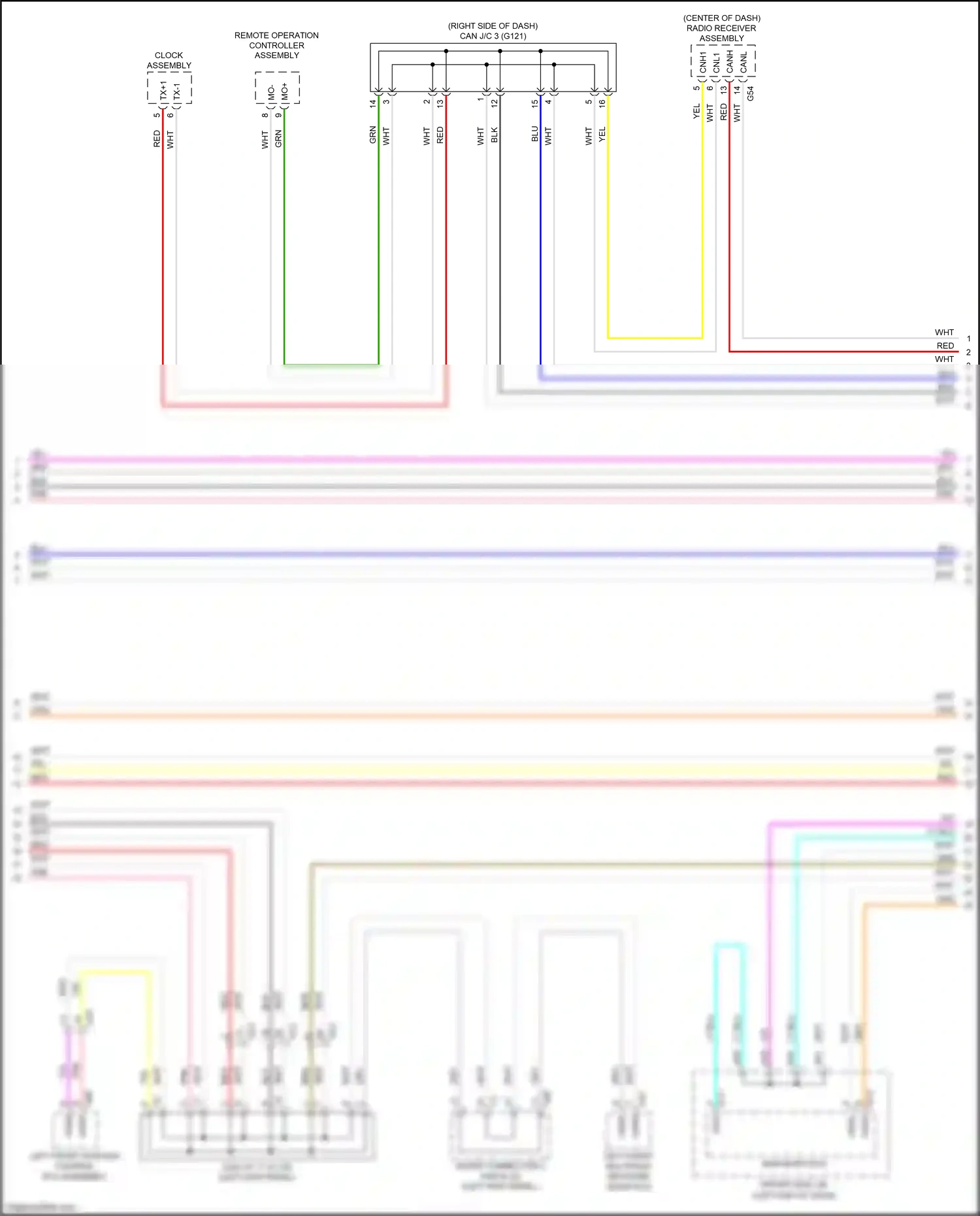 Lexus LS V (2017-2021) red wiring diagram  (52 of 182)