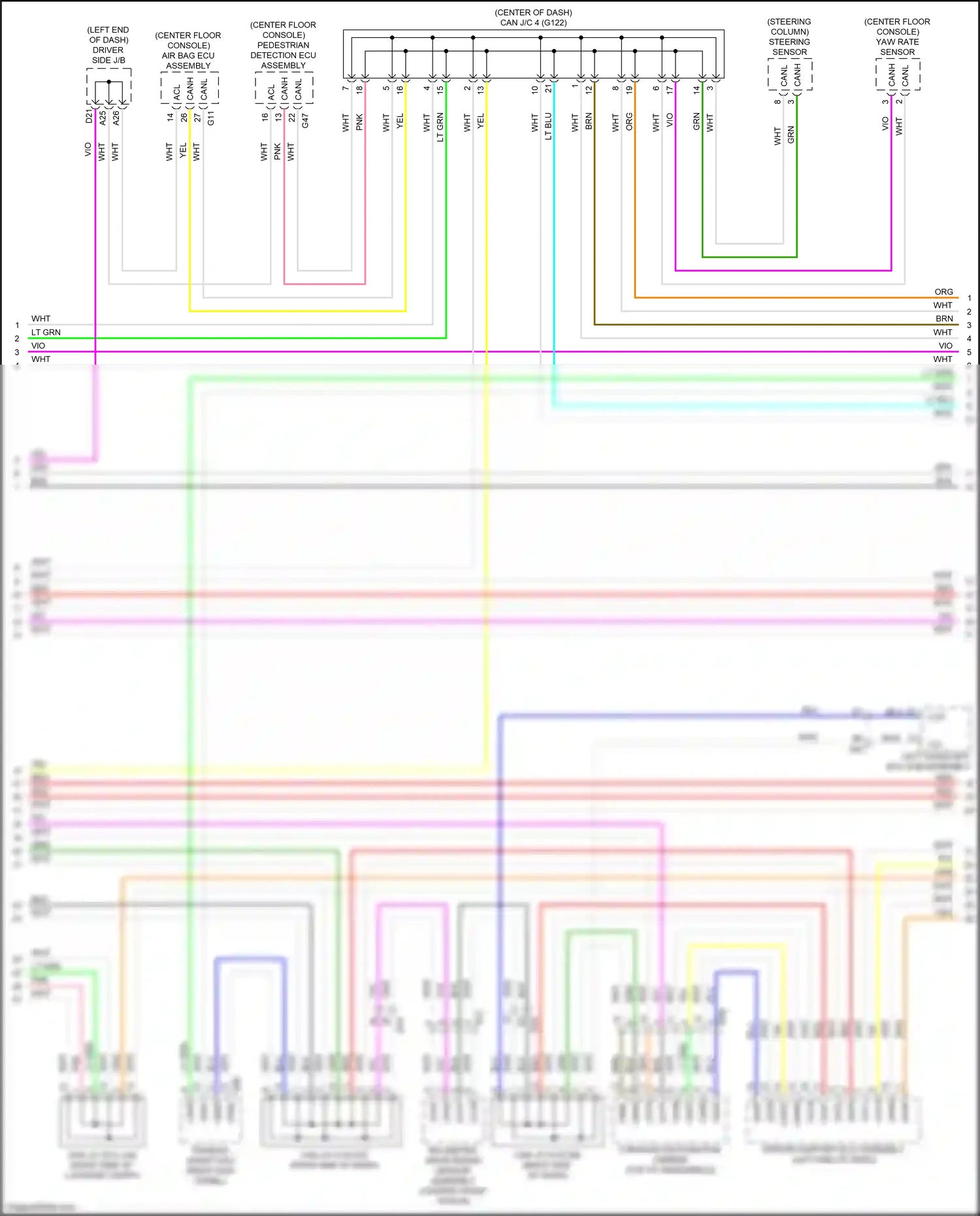 Lexus LS V (2017-2021) red wiring diagram  (54 of 182)