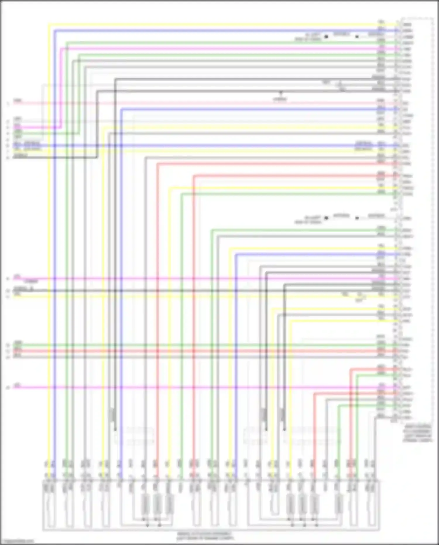 Wiring diagram rla- for Lexus LS V (2017-2021) (1 of 2)