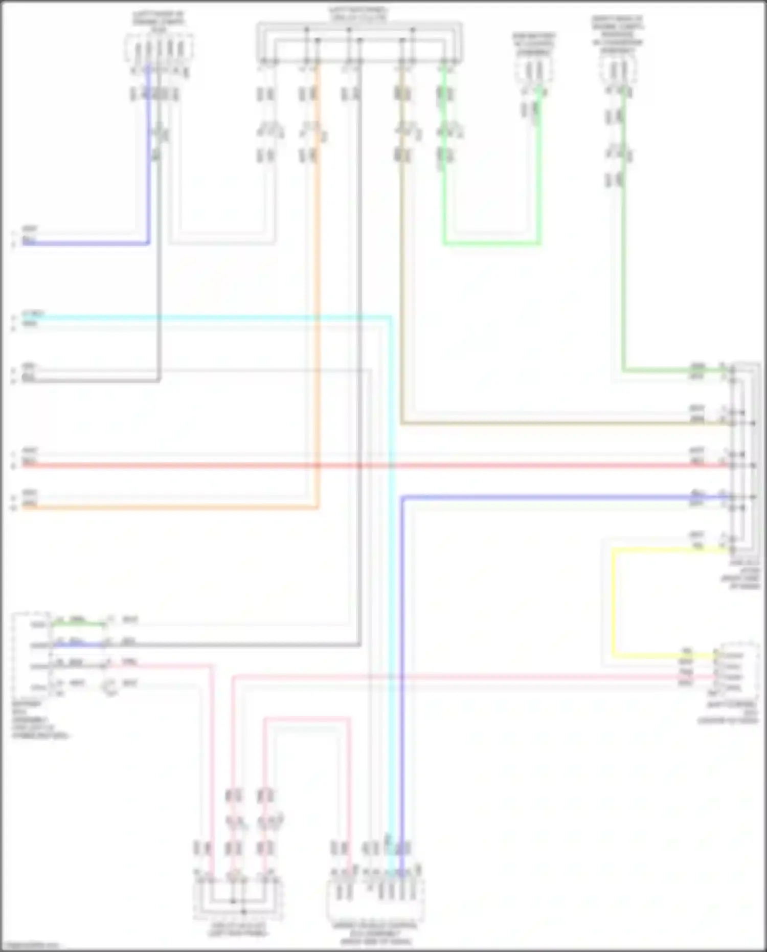 Wiring diagram shift control ecu for Lexus LS V (2017-2021) (1 of 12)