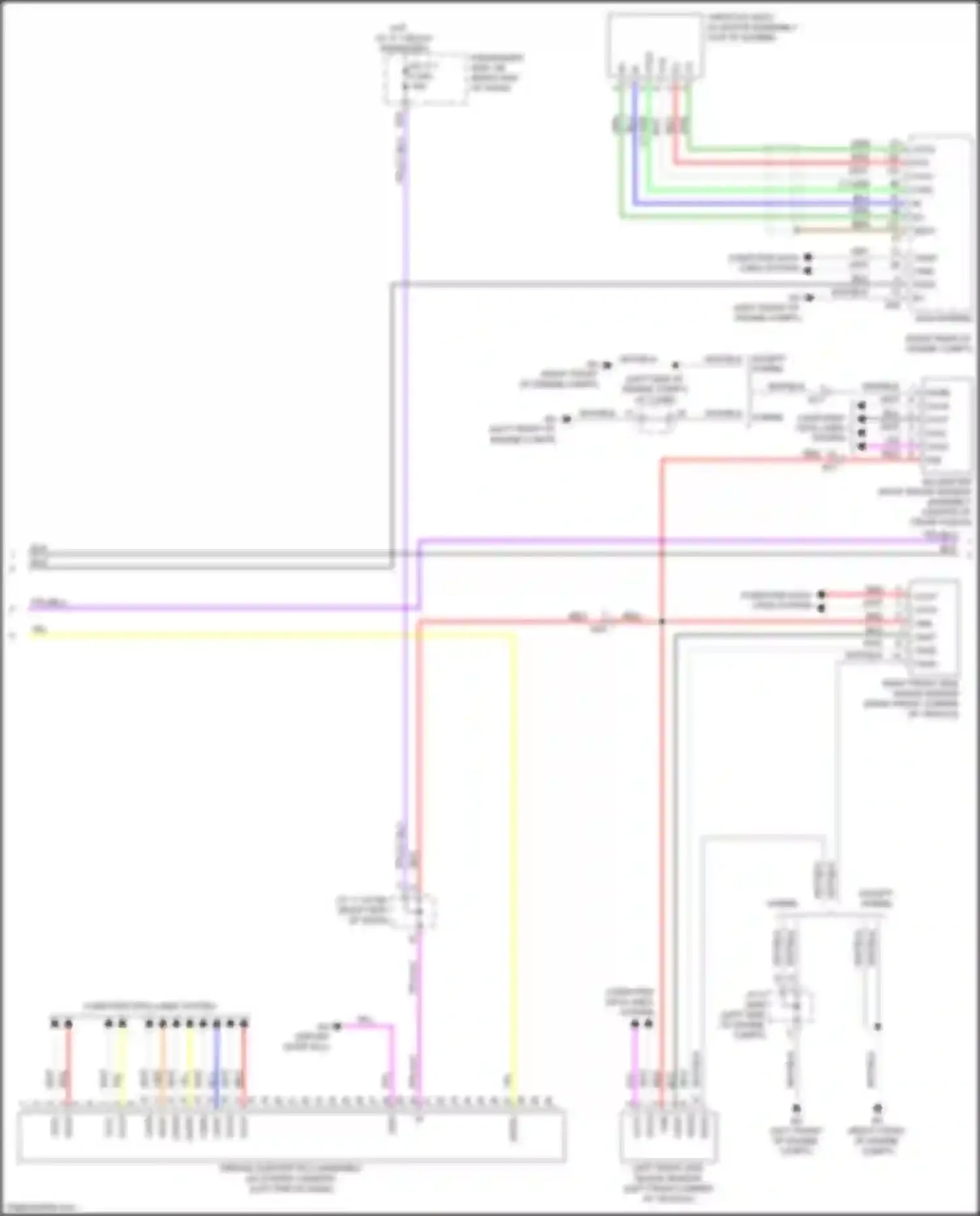 Wiring diagram throttle body w/ motor assembly for Lexus LS V (2017-2021) (1 of 3)