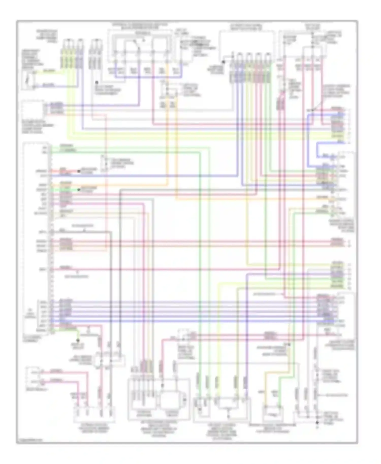 LX Lexus J100 facelift (2002-2007): Automatic a/c circuit, front (1 of 2)