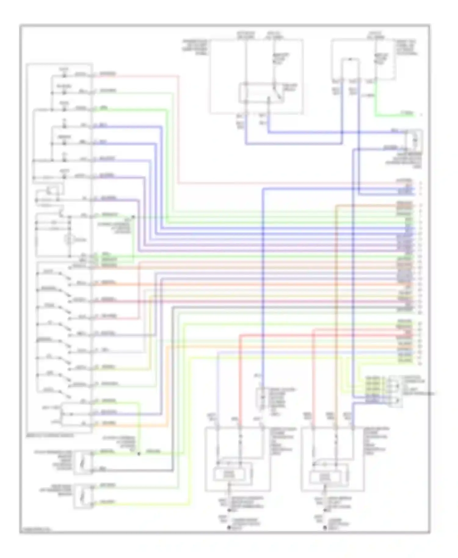 LX Lexus J100 facelift (2002-2007): Automatic a/c circuit, rear (1 of 2)