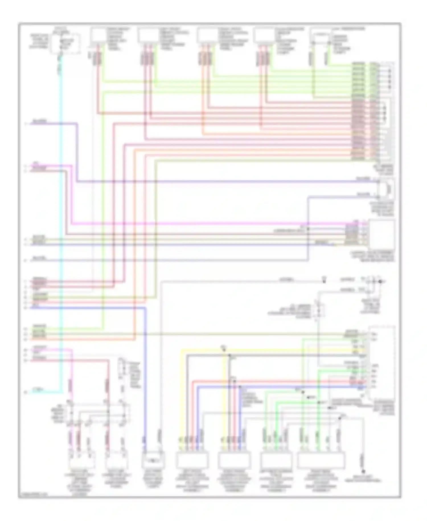 LX Lexus J100 facelift (2002-2007): Electronic suspension circuit (2 of 2)