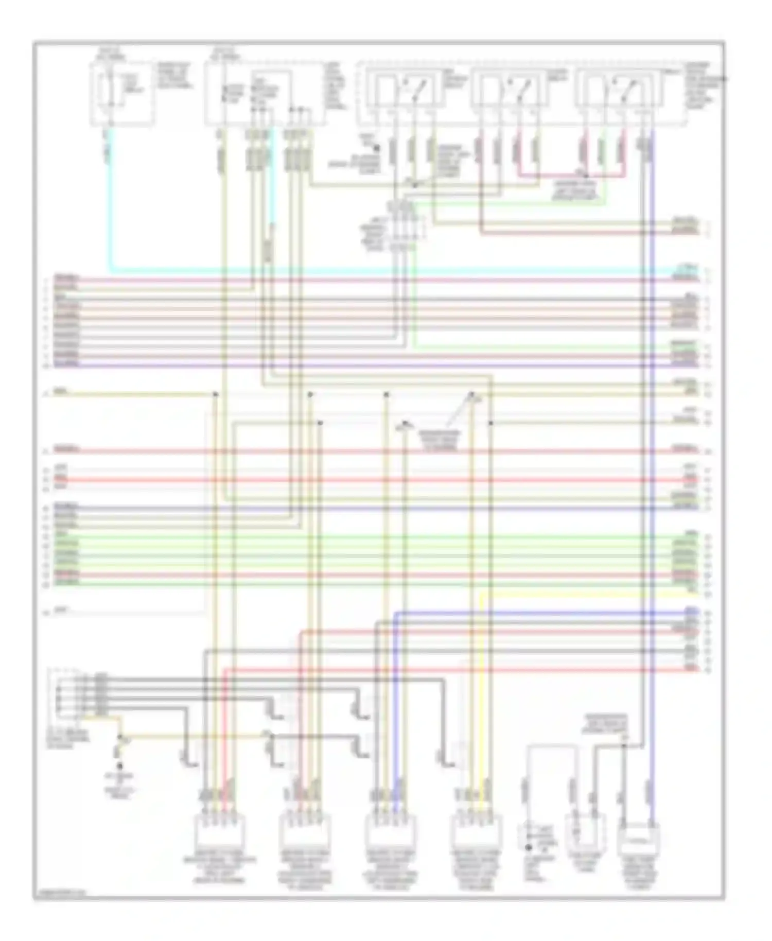 LX Lexus J100 facelift (2002-2007): Wiring diagram engine performance 4.7l (2 of 6)