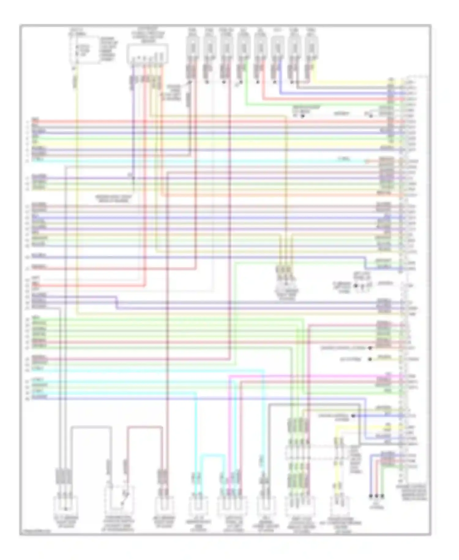 LX Lexus J100 facelift (2002-2007): Wiring diagram engine performance 4.7l (6 of 6)