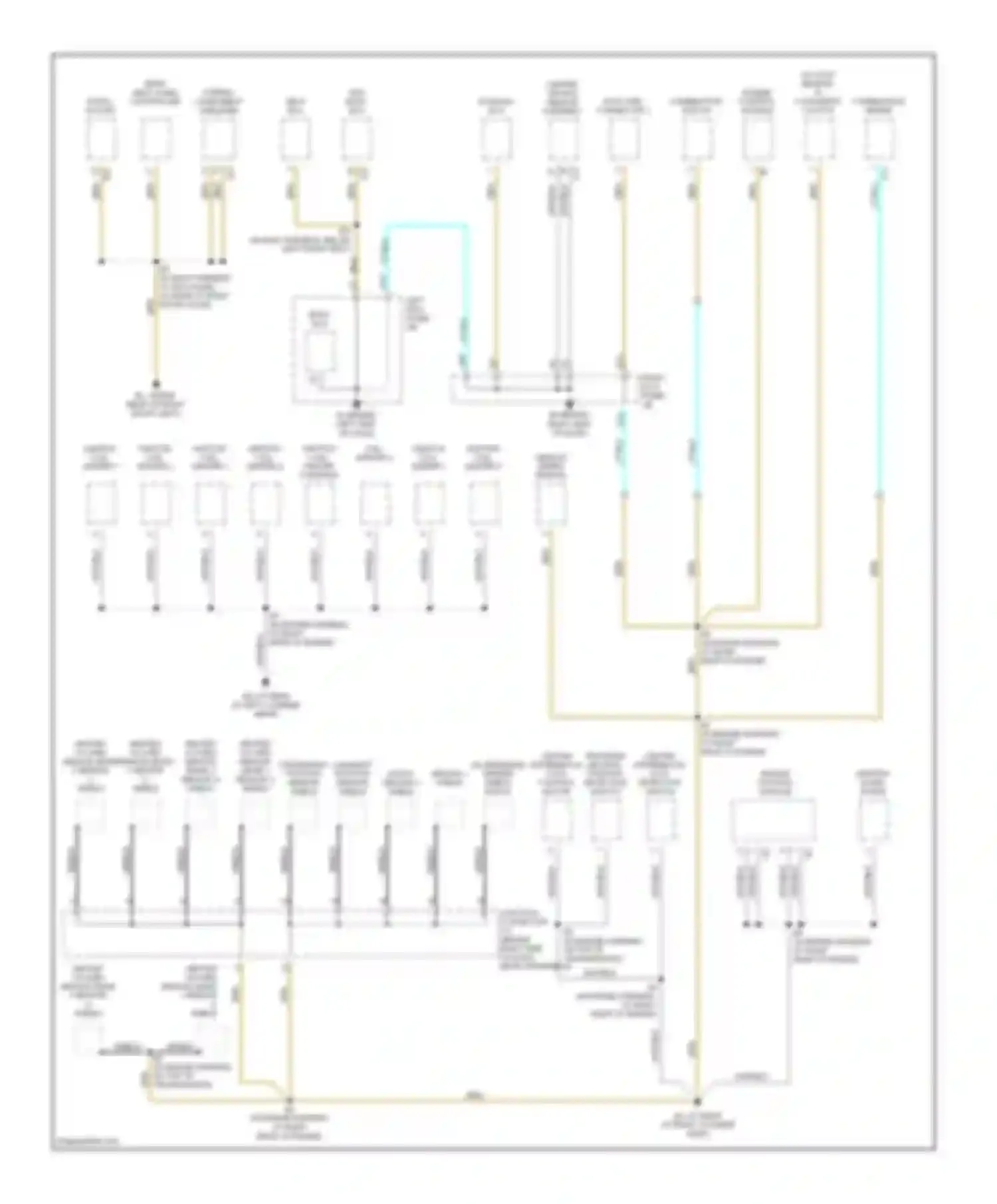LX Lexus J100 facelift (2002-2007): Ground distribution circuit (4 of 4)