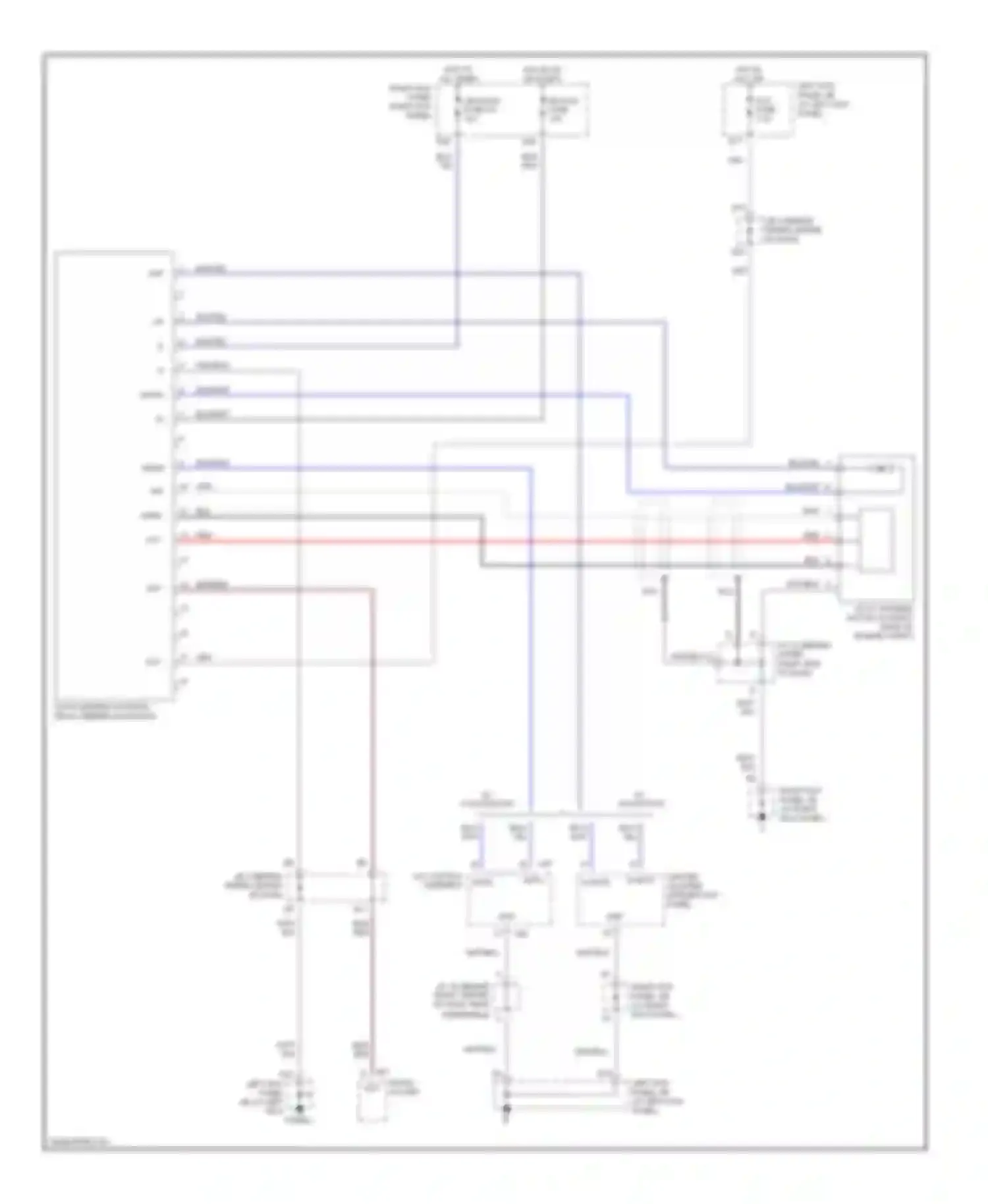 LX Lexus J100 facelift (2002-2007): Power antenna circuit