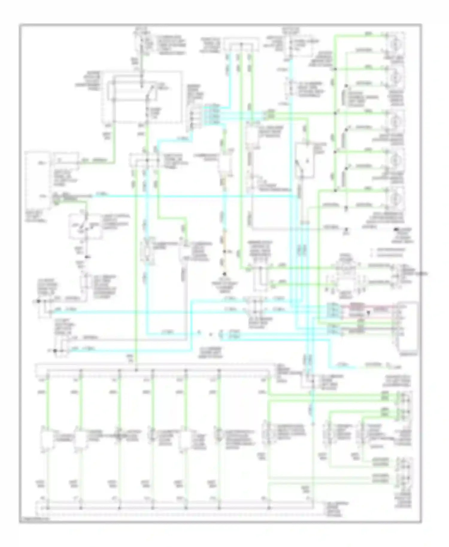 Wiring diagram a/t shift lever illumi- nation for Lexus LX J100 facelift (2002-2007) (1 of 1)