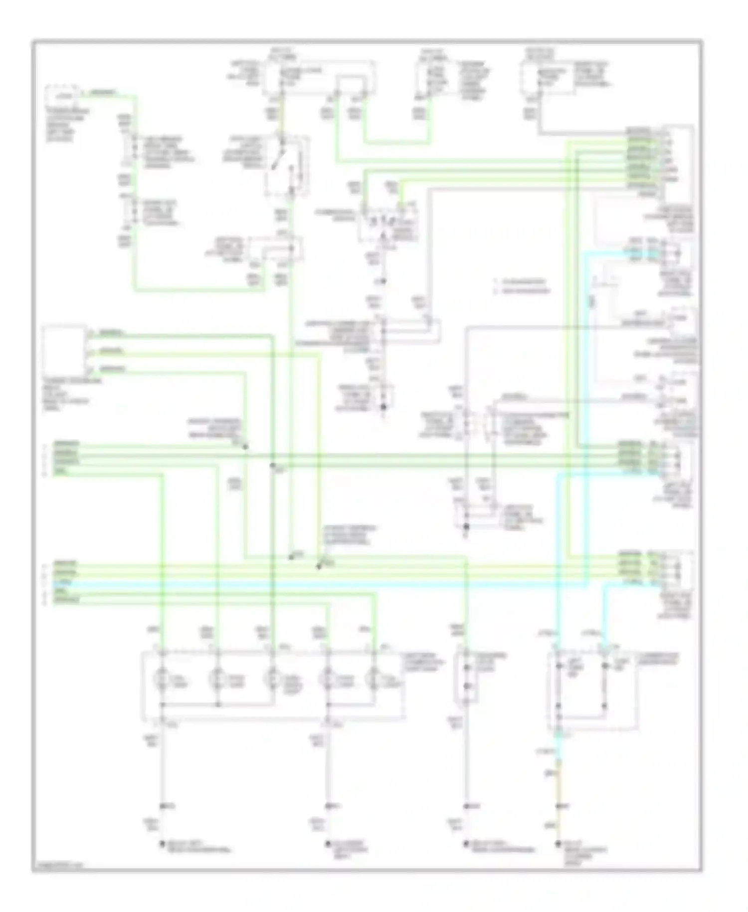 Wiring diagram blk for Lexus LX J100 facelift (2002-2007) (23 of 65)