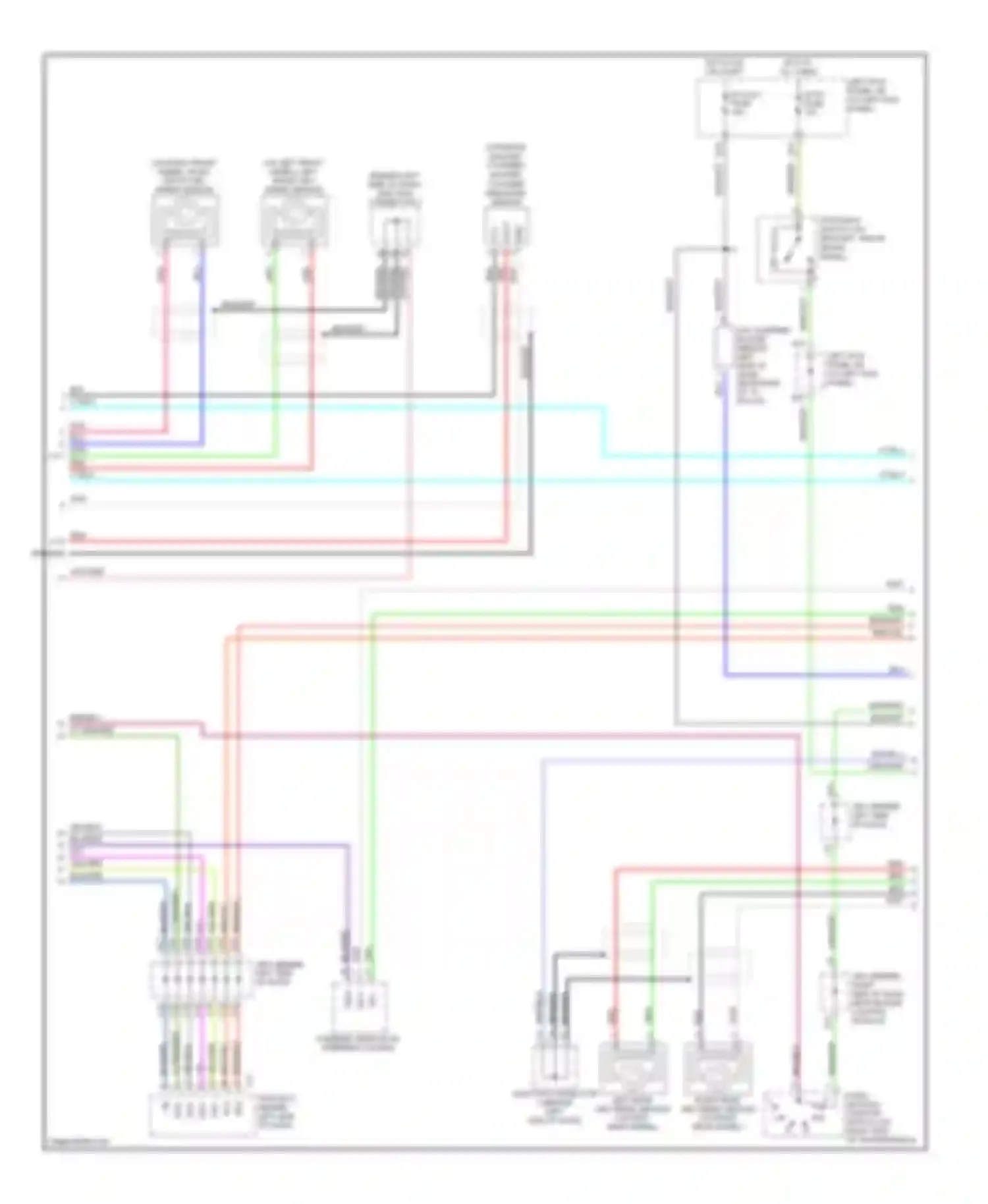 Wiring diagram blk for Lexus LX J100 facelift (2002-2007) (2 of 65)