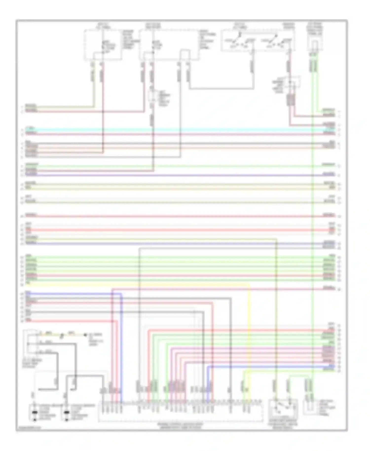Wiring diagram blk/yel for Lexus LX J100 facelift (2002-2007) (10 of 20)