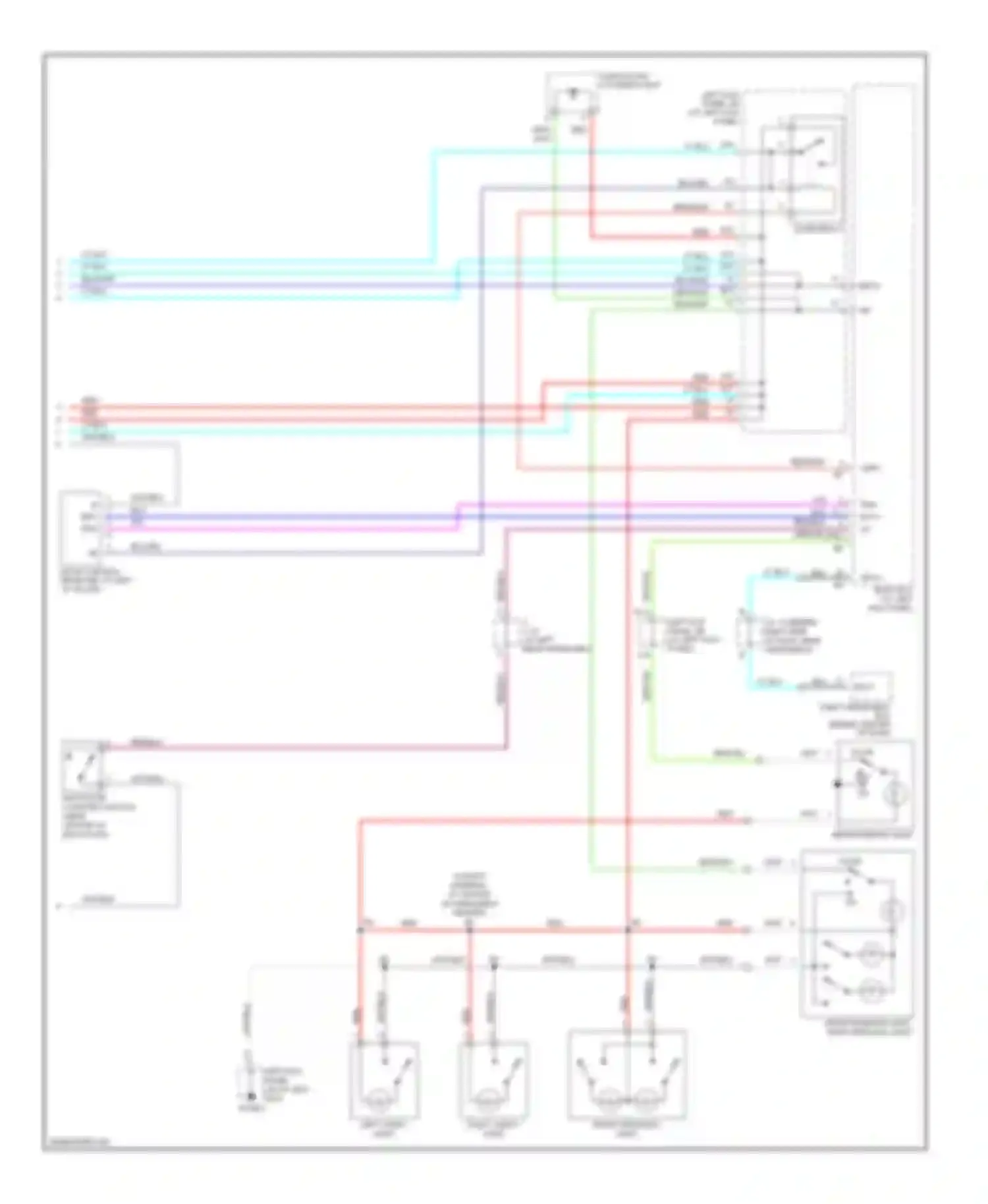 Wiring diagram blu for Lexus LX J100 facelift (2002-2007) (22 of 56)