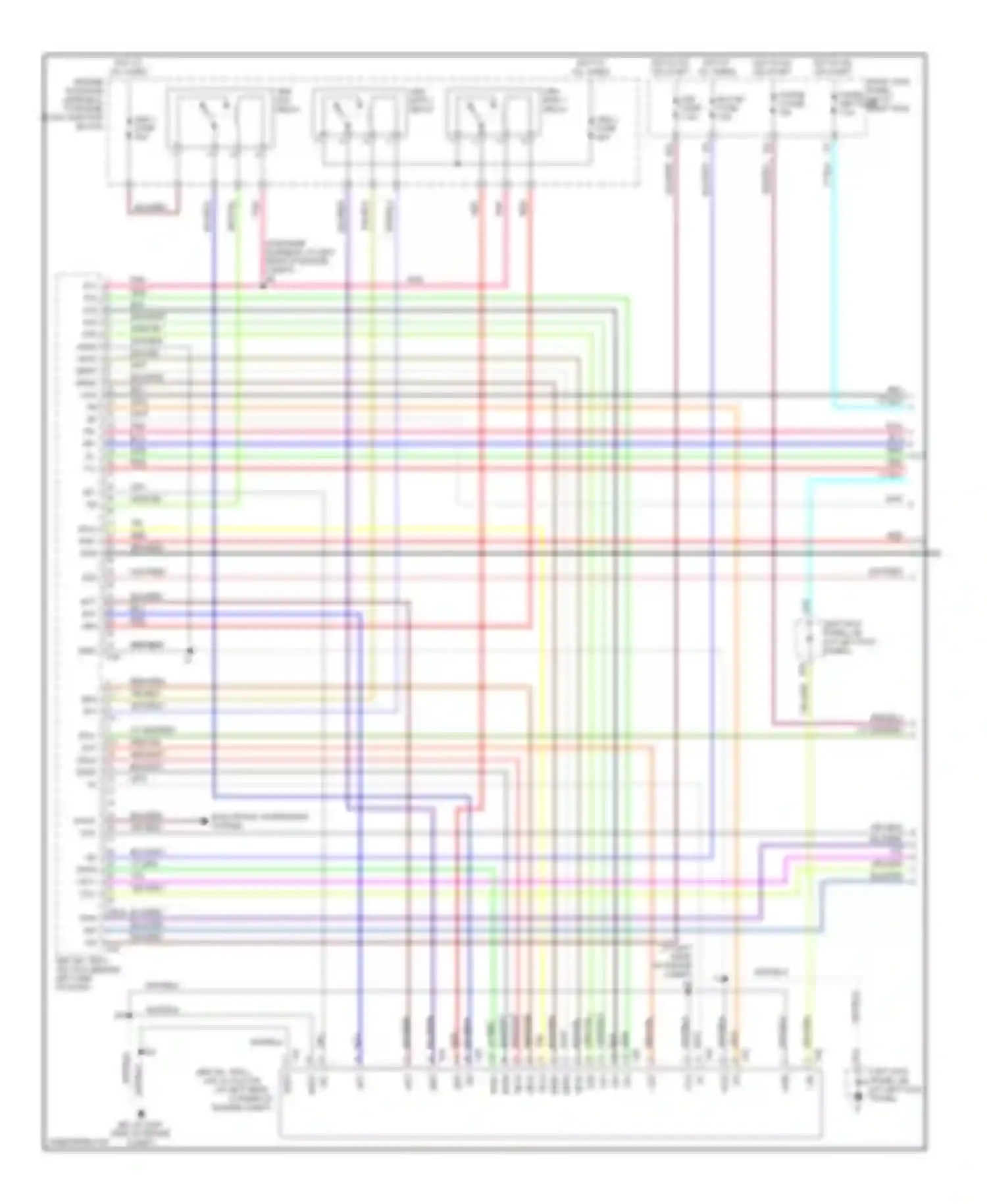 Wiring diagram blu/grn for Lexus LX J100 facelift (2002-2007) (1 of 2)