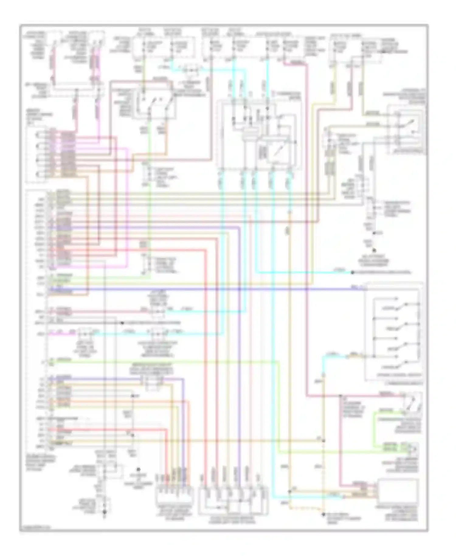 Wiring diagram blu/red for Lexus LX J100 facelift (2002-2007) (8 of 30)
