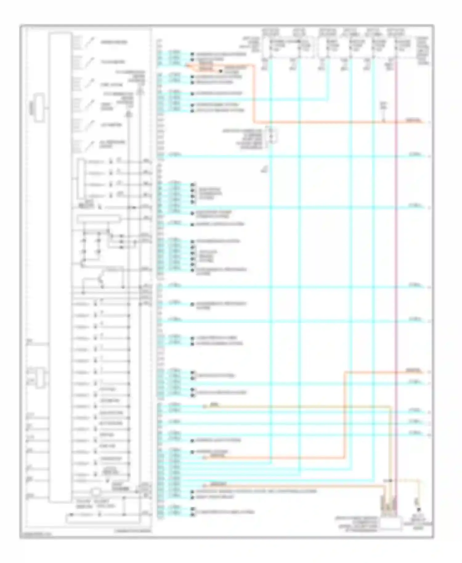 Wiring diagram ect pwr ind for Lexus LX J100 facelift (2002-2007) (1 of 2)