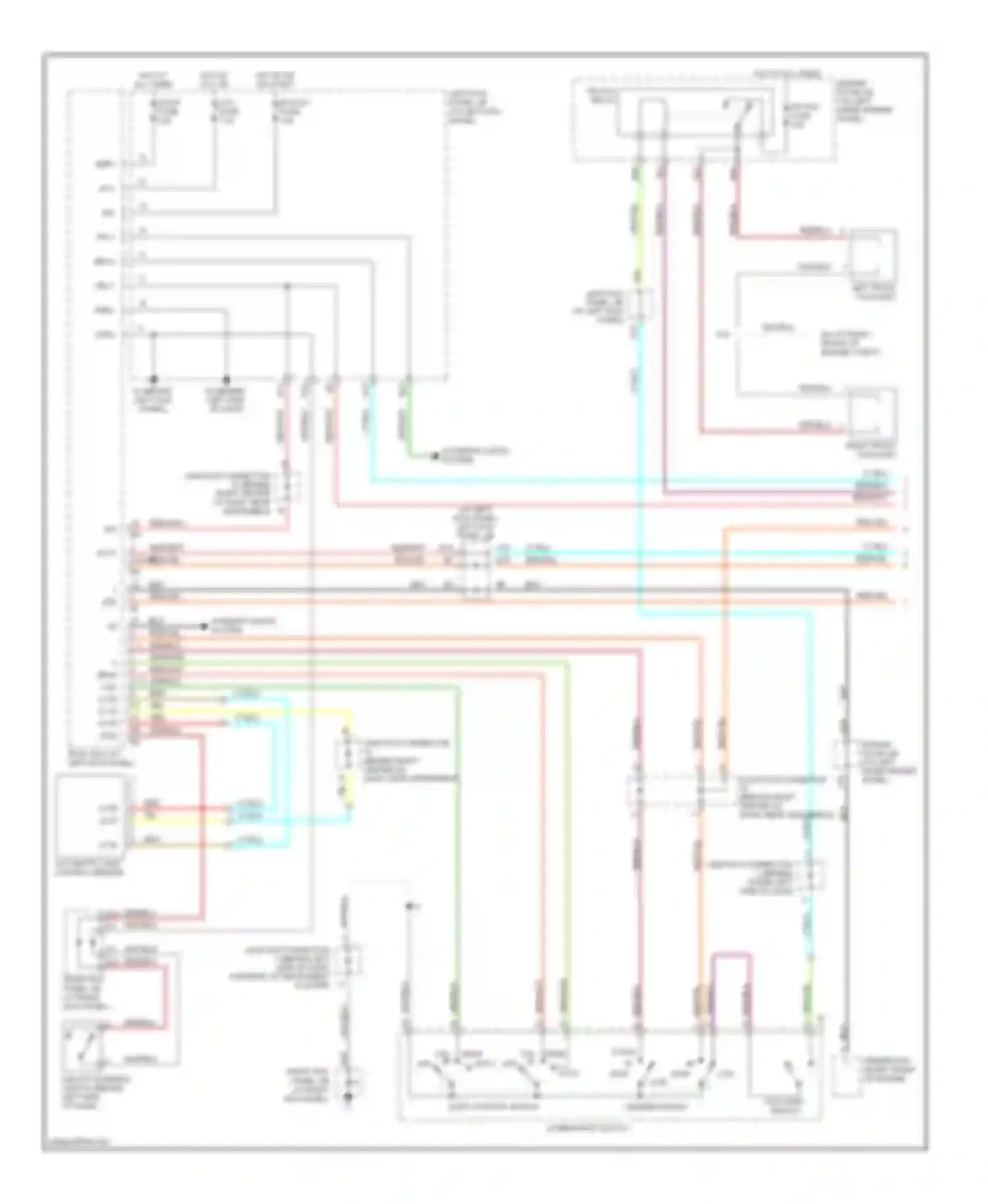 Wiring diagram fr fog relay for Lexus LX J100 facelift (2002-2007) (1 of 2)