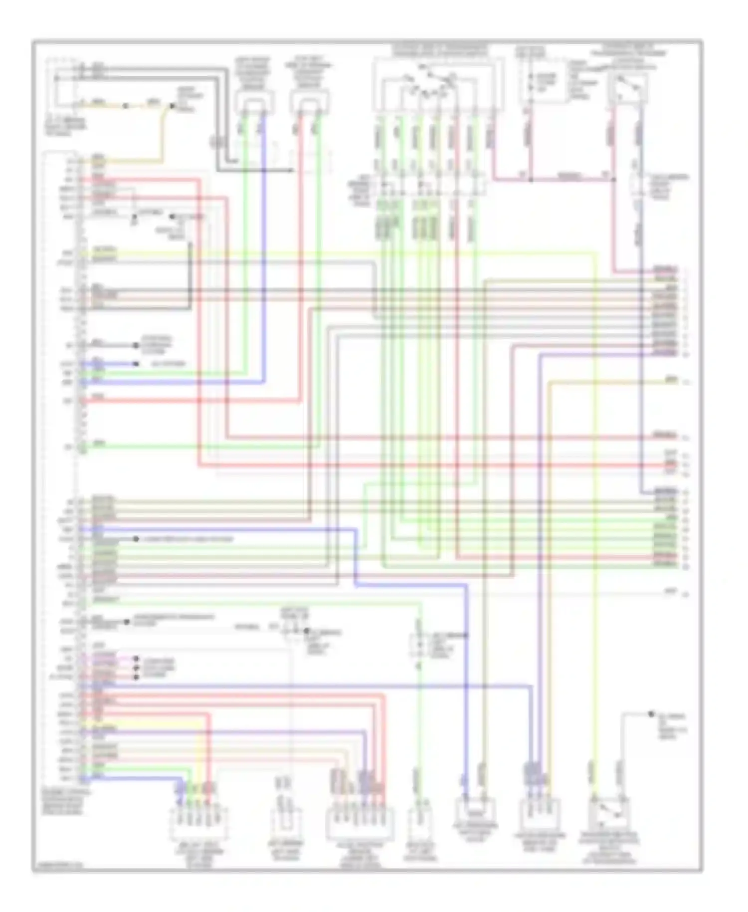 Wiring diagram grn/yel for Lexus LX J100 facelift (2002-2007) (10 of 30)
