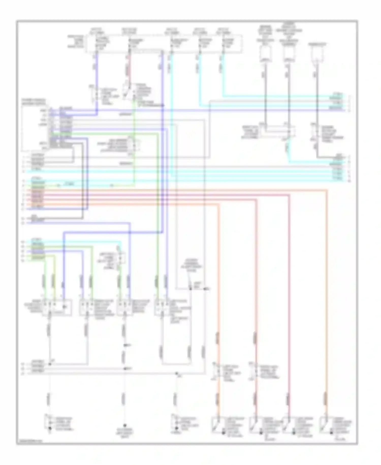 Wiring diagram hot in on or start for Lexus LX J100 facelift (2002-2007) (9 of 46)