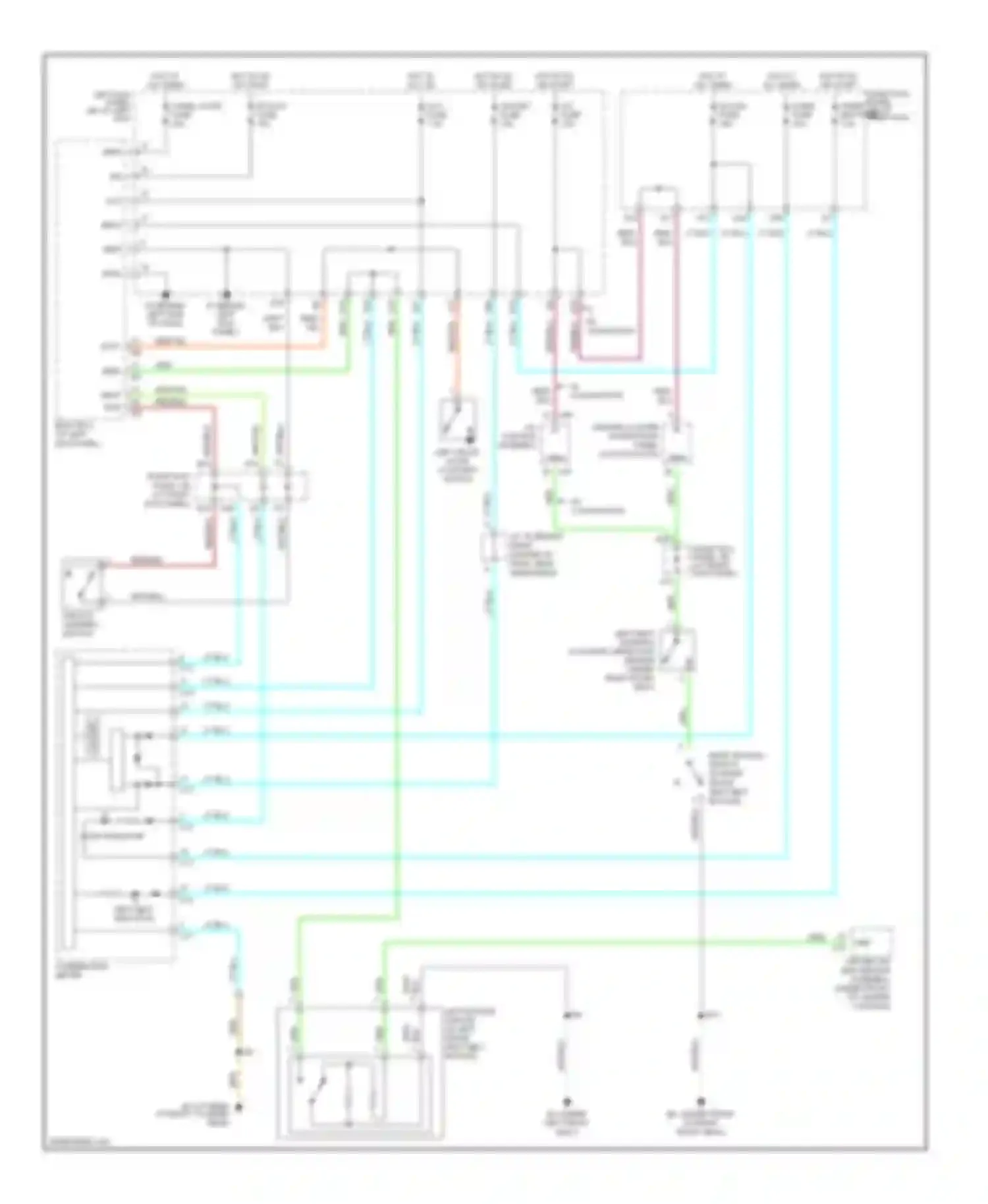 Wiring diagram hot in on or start for Lexus LX J100 facelift (2002-2007) (46 of 46)
