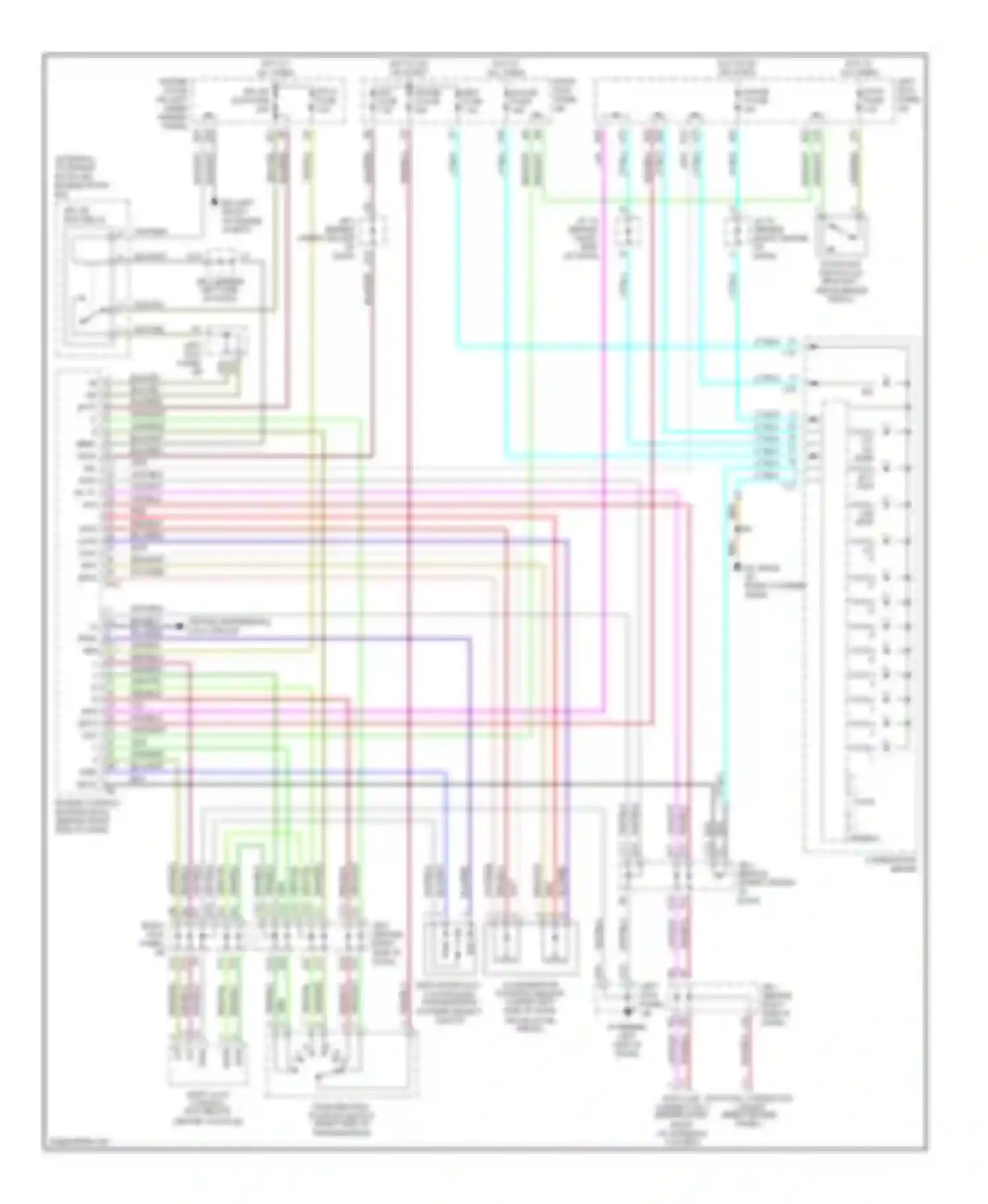 Wiring diagram red/blu for Lexus LX J100 facelift (2002-2007) (41 of 47)