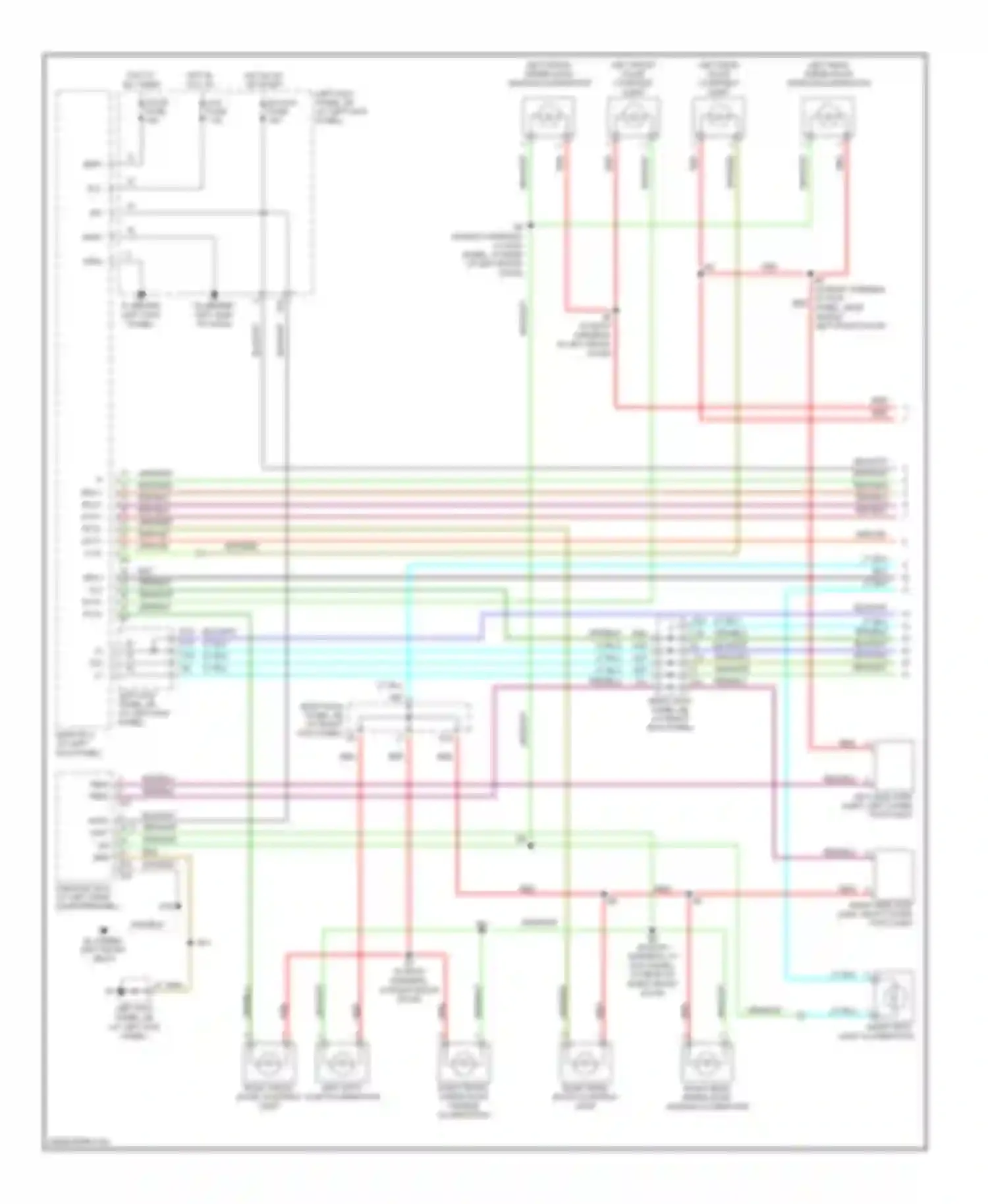 Wiring diagram red/yel for Lexus LX J100 facelift (2002-2007) (22 of 32)