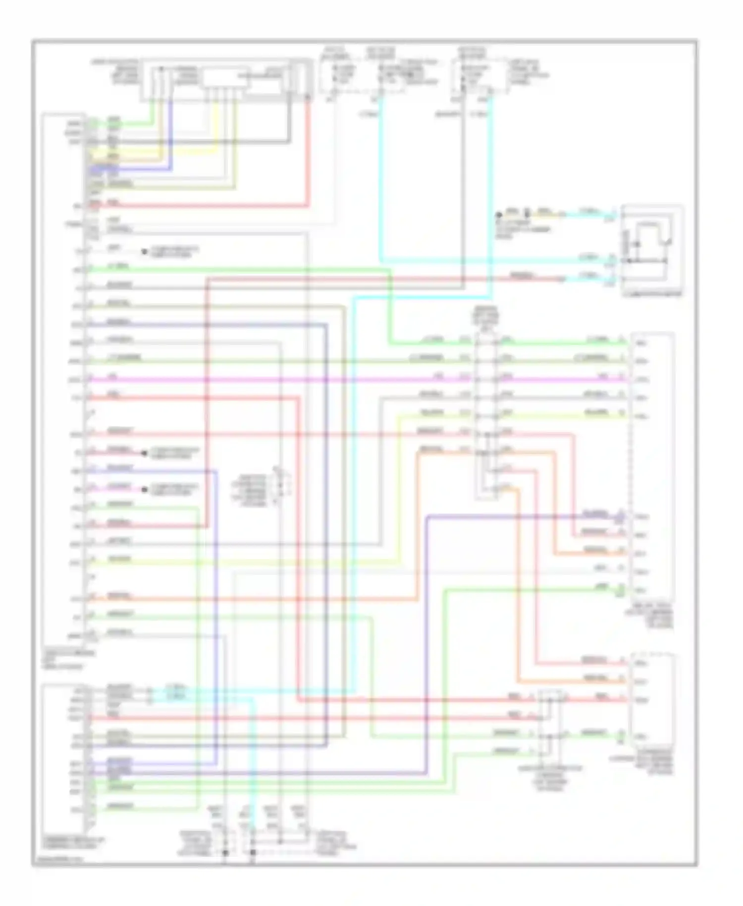Wiring diagram vio/wht for Lexus LX J100 facelift (2002-2007) (5 of 13)