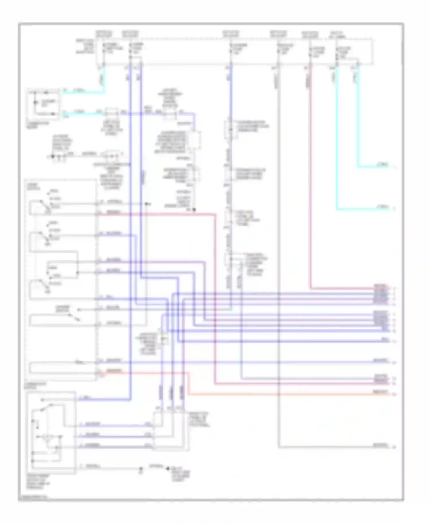 Wiring diagram wht for Lexus LX J100 facelift (2002-2007) (61 of 64)