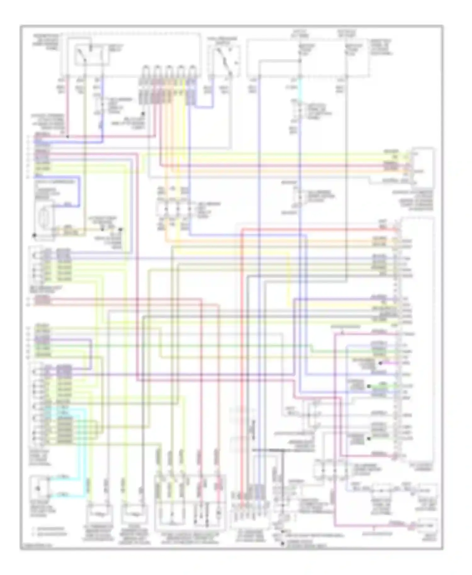 Wiring diagram yel/grn for Lexus LX J100 facelift (2002-2007) (5 of 15)