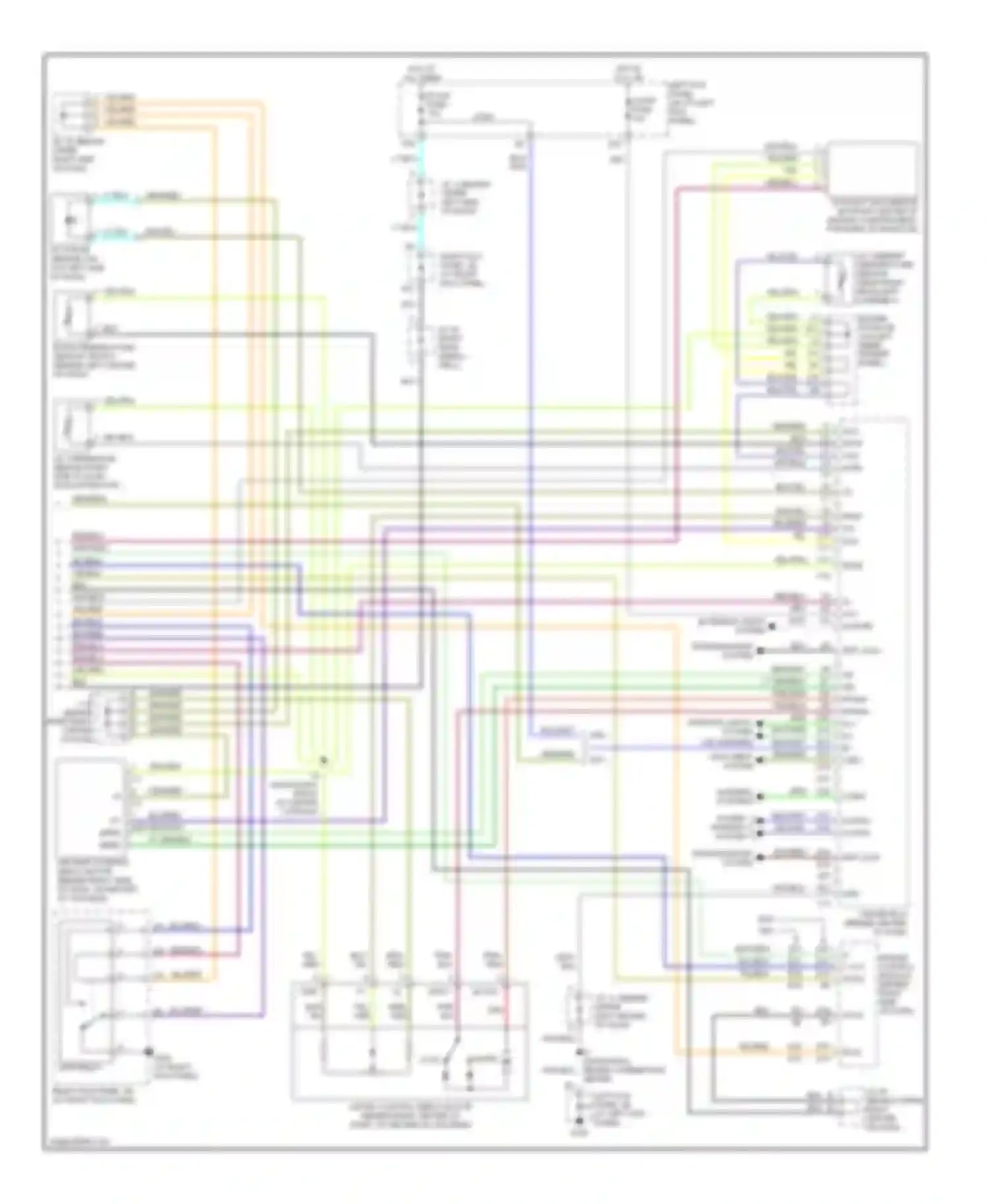 LX Lexus J100 (1998-2002): Automatic a/c circuit (2 of 2)