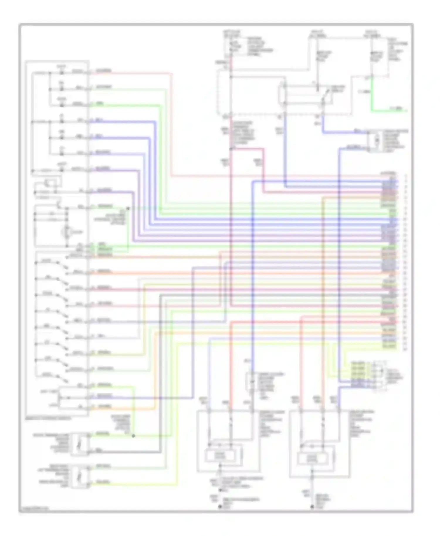 LX Lexus J100 (1998-2002): Automatic a/c circuit, rear a/c (1 of 2)