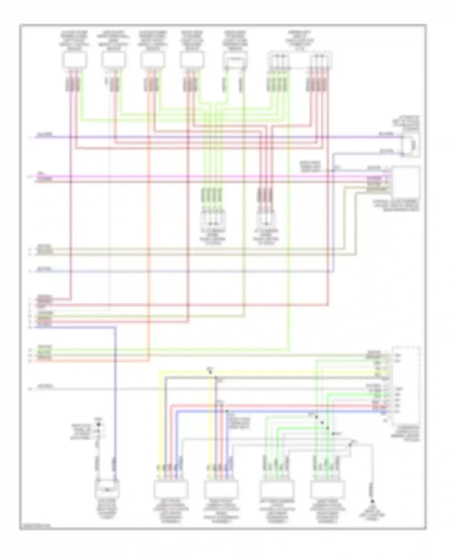 LX Lexus J100 (1998-2002): Electronic suspension circuit (2 of 2)