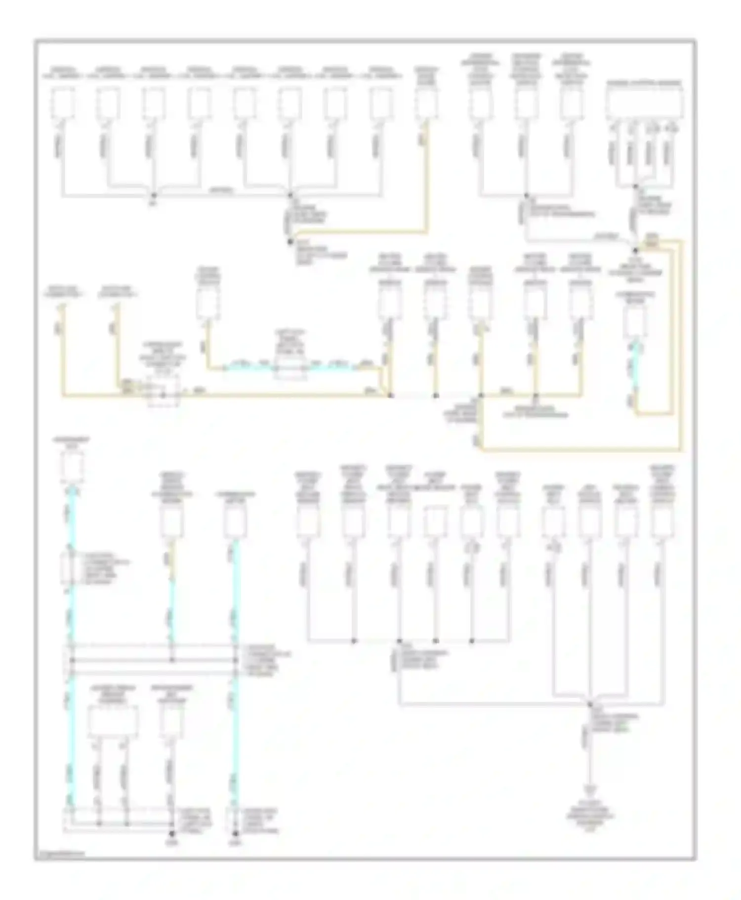 LX Lexus J100 (1998-2002): Ground distribution circuit (1 of 4)