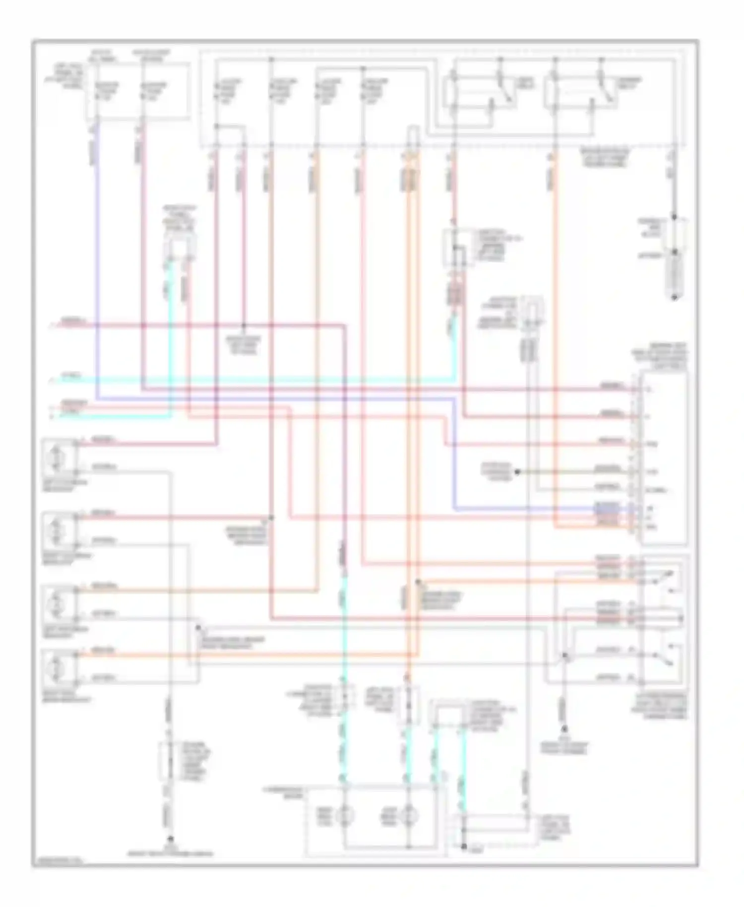 LX Lexus J100 (1998-2002): Headlight circuit (2 of 2)