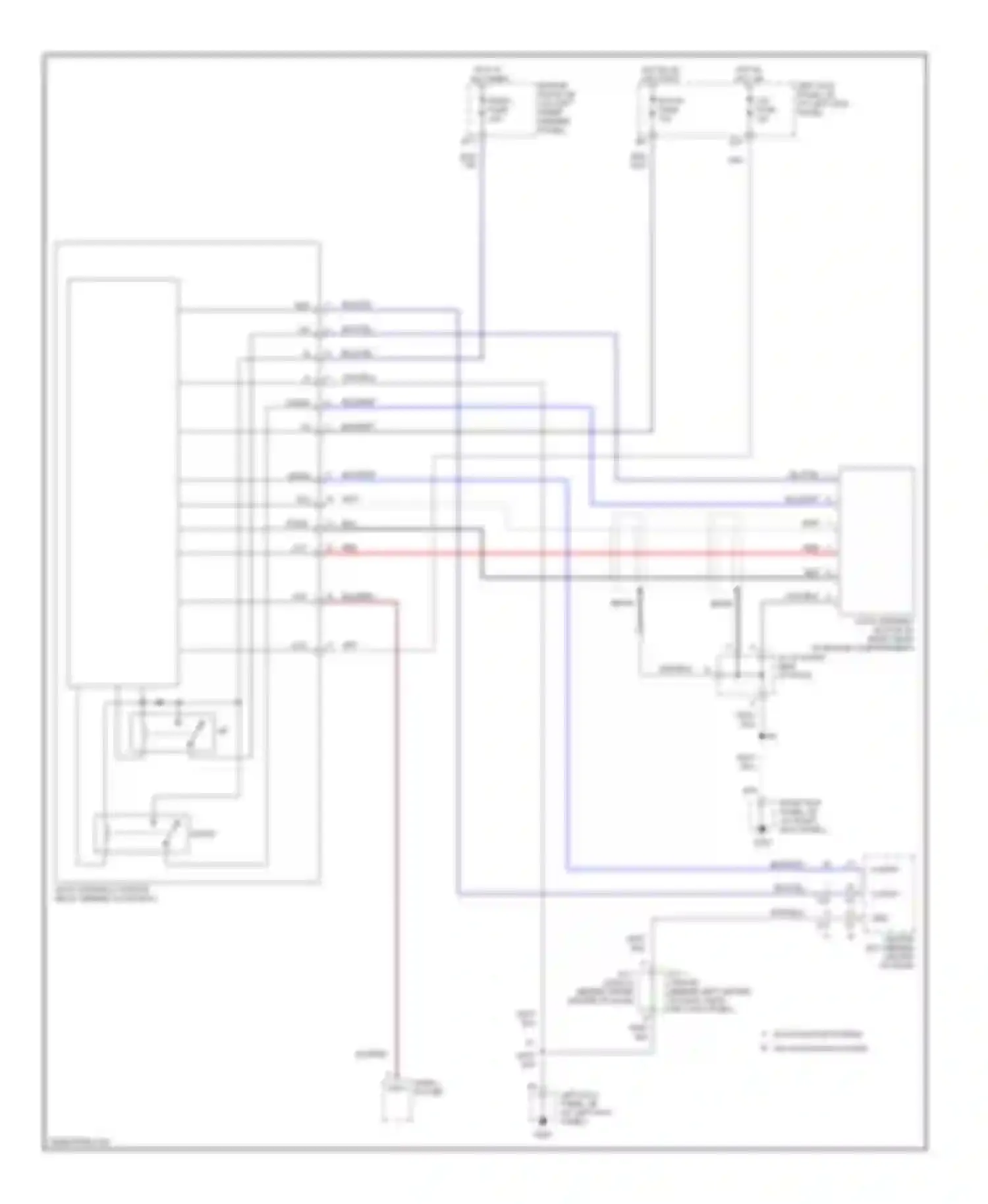 LX Lexus J100 (1998-2002): Power antenna circuit