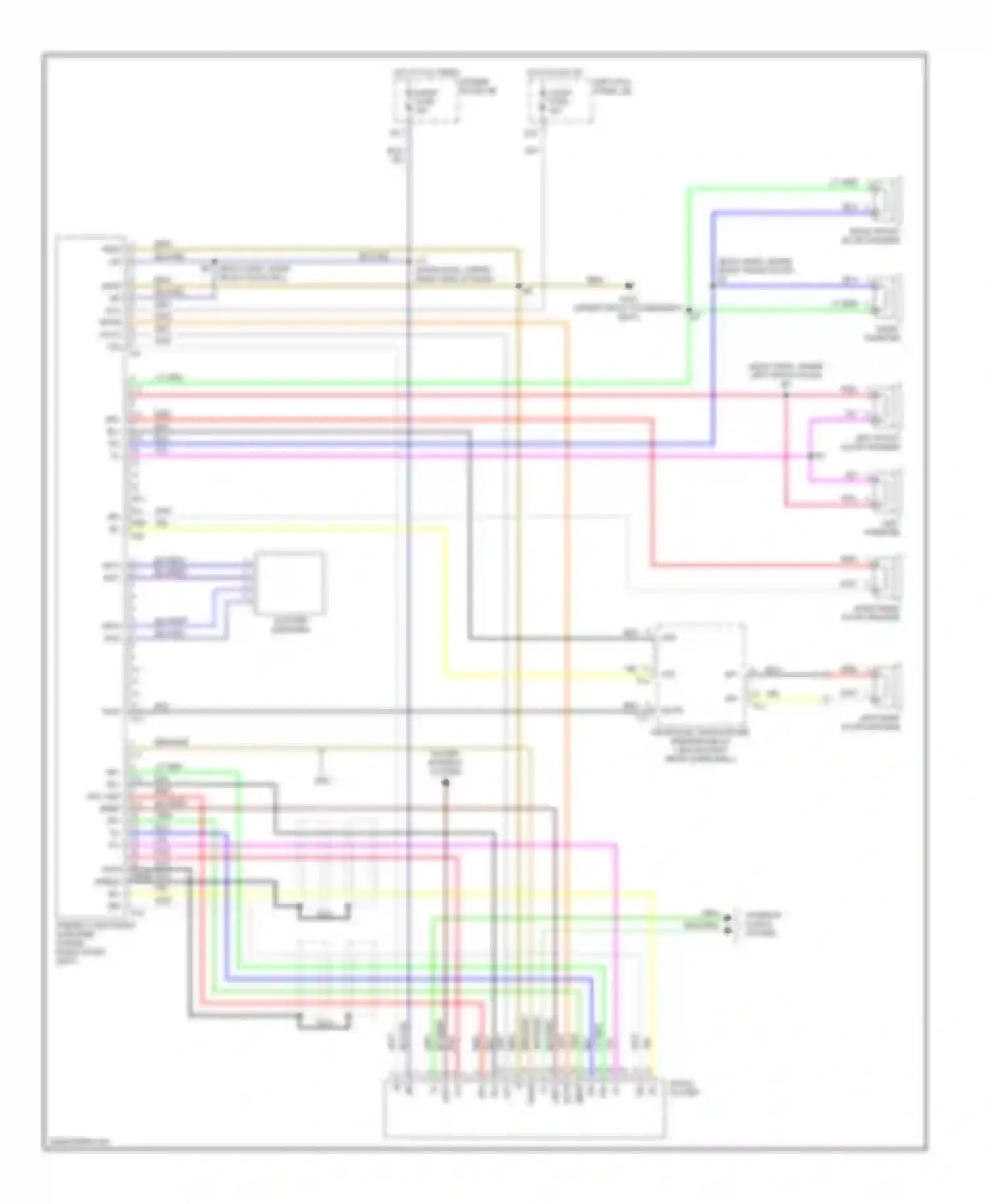 LX Lexus J100 (1998-2002): Radio circuits