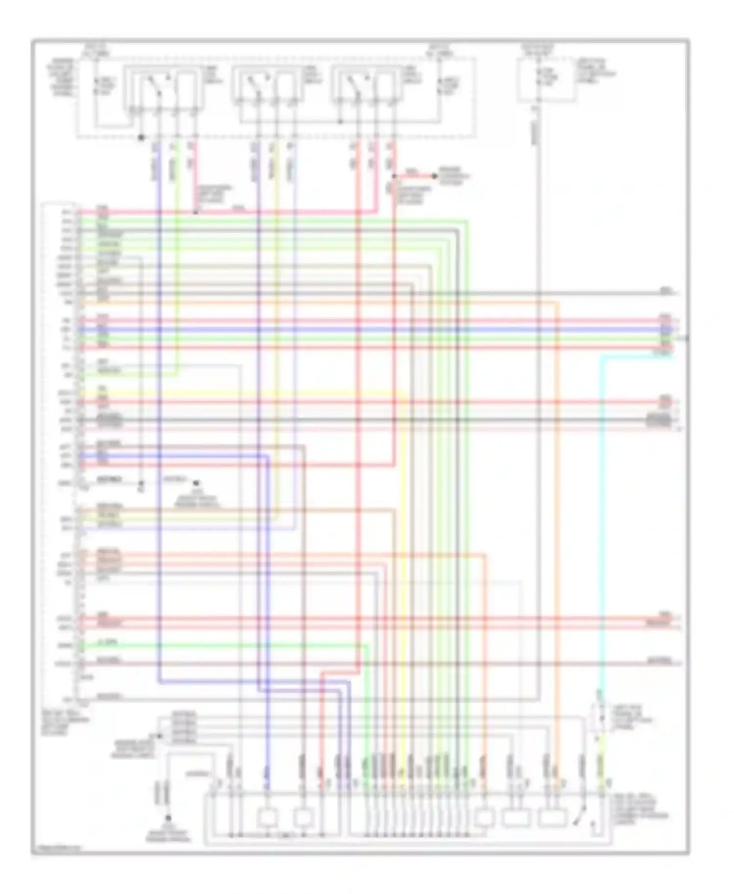 Wiring diagram abs 2 fuse for Lexus LX J100 (1998-2002) (1 of 1)